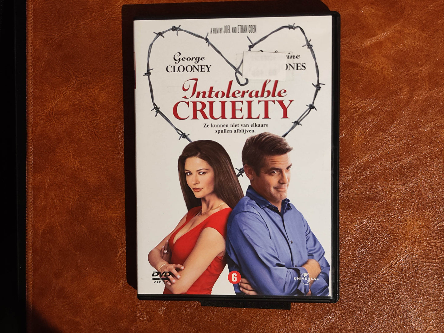 Intolerable Cruelty 2003 DVD Comedy Clooney Zeta-Jones Rush Coen DVD Cover