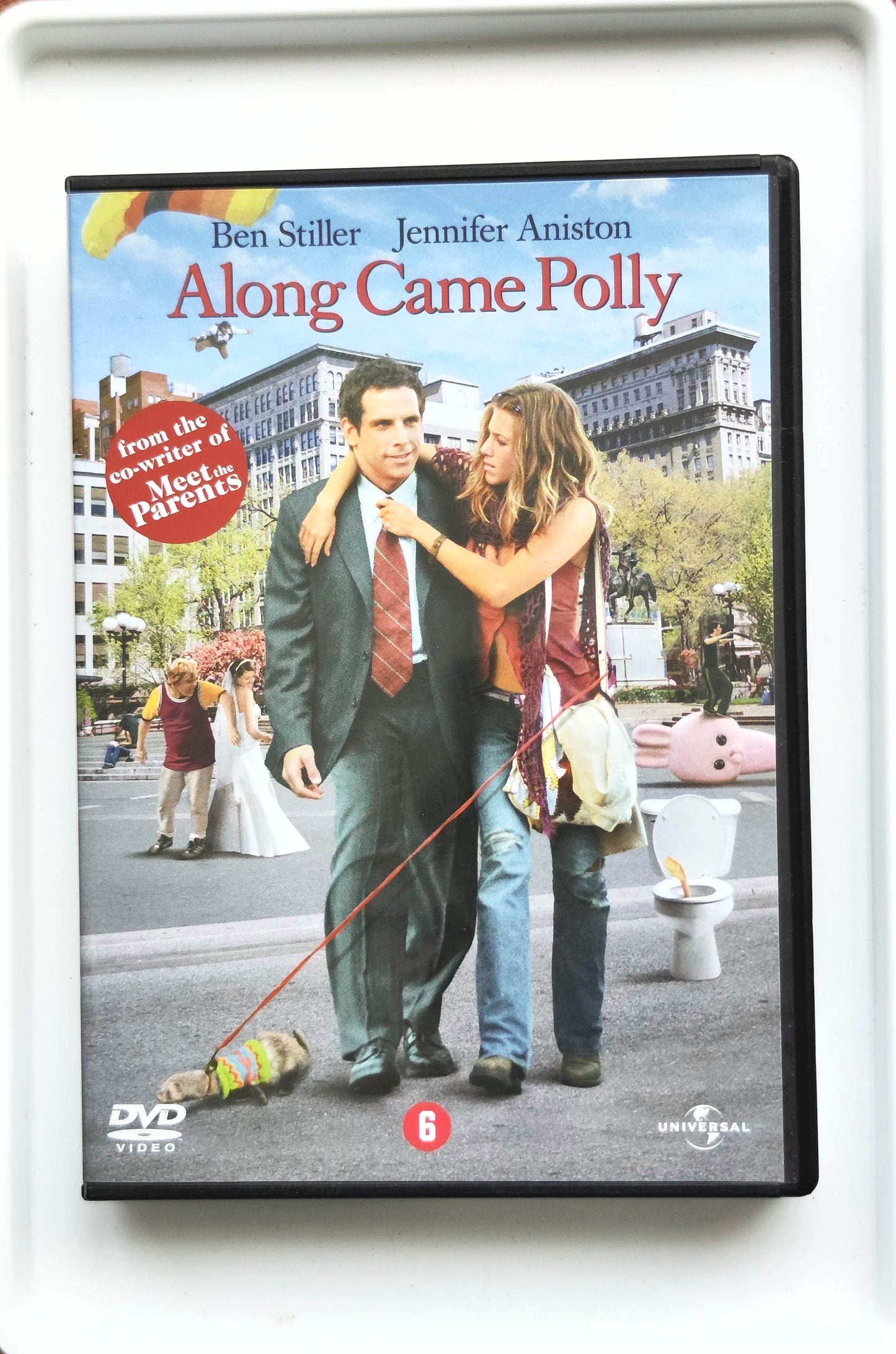Along Came Polly 2004 DVD Comedy Stiller Aniston Hoffman Hamburg DVD Cover