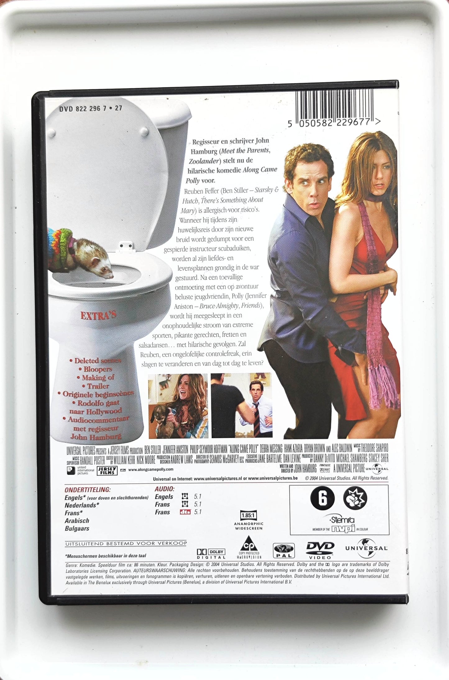 Along Came Polly 2004 DVD Comedy Stiller Aniston Hoffman Hamburg