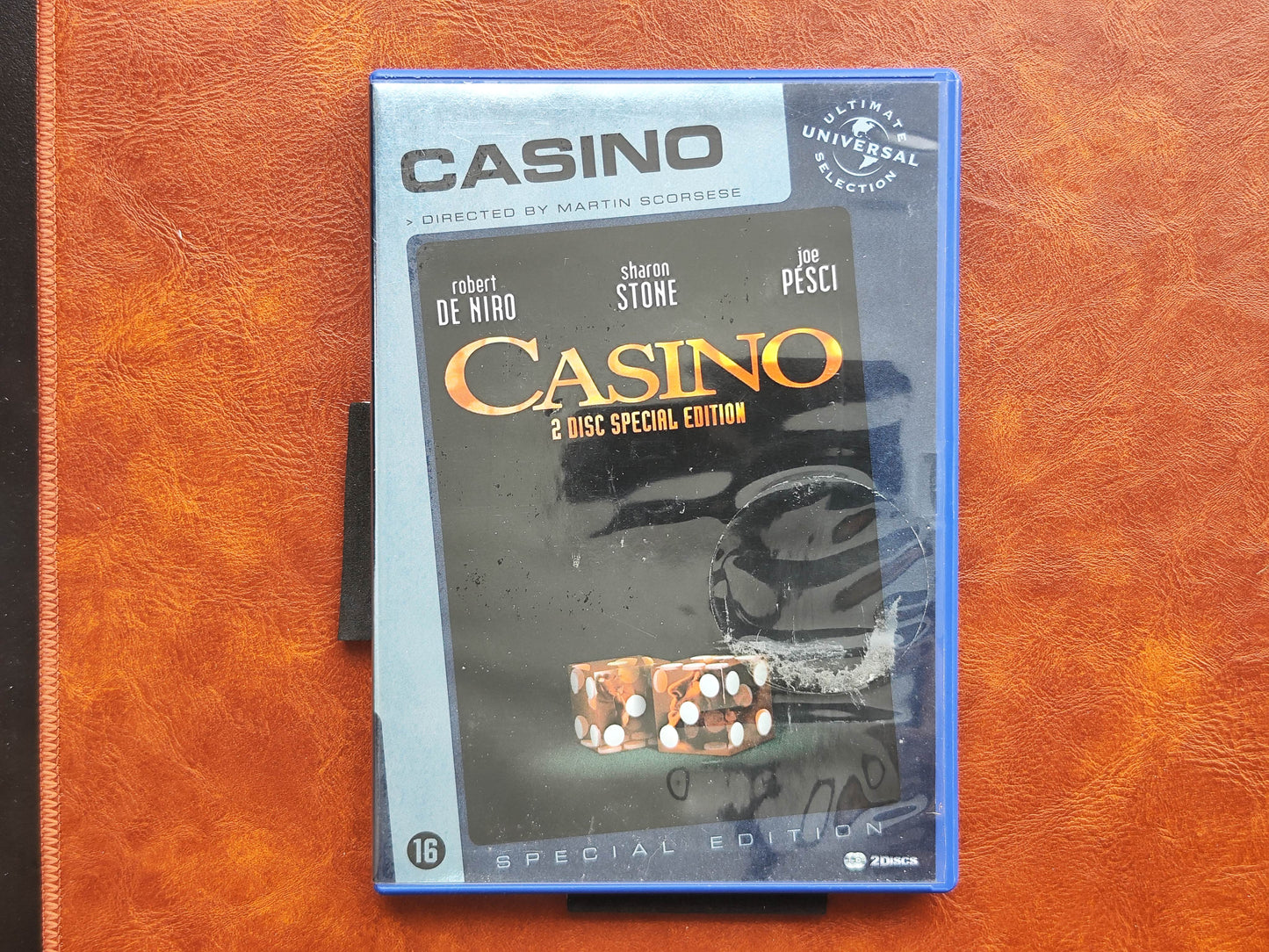 Casino 1995 DVD Crime Niro Stone Pesci Scorsese DVD Cover
