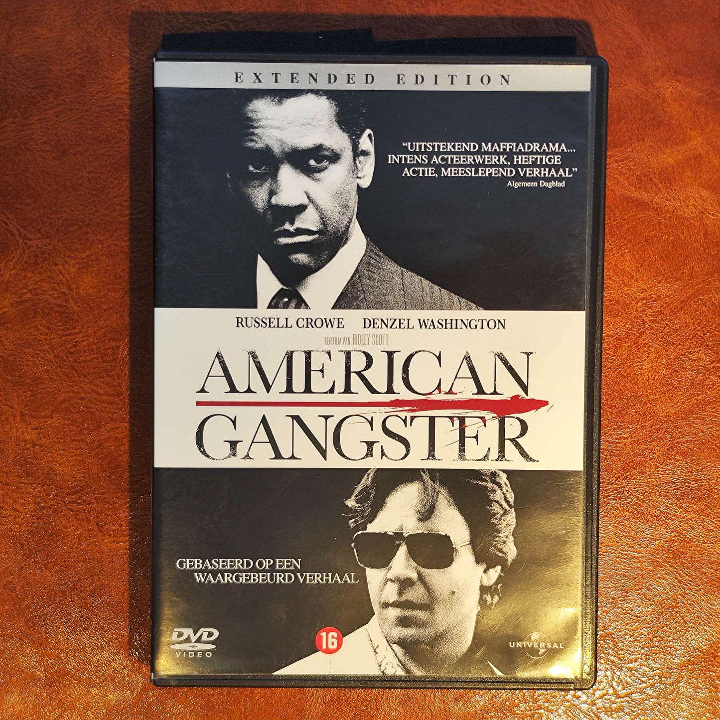 American Gangster 2007 DVD Biography Washington Crowe Ejiofor Scott DVD Cover