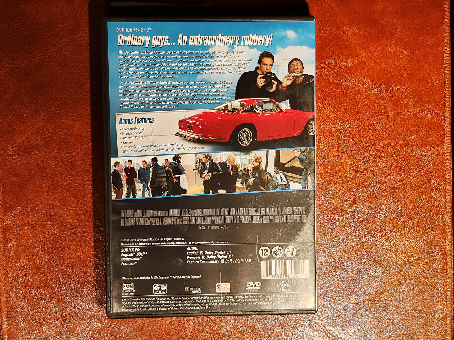 Tower Heist 2011 DVD Action Stiller Murphy Affleck Ratner