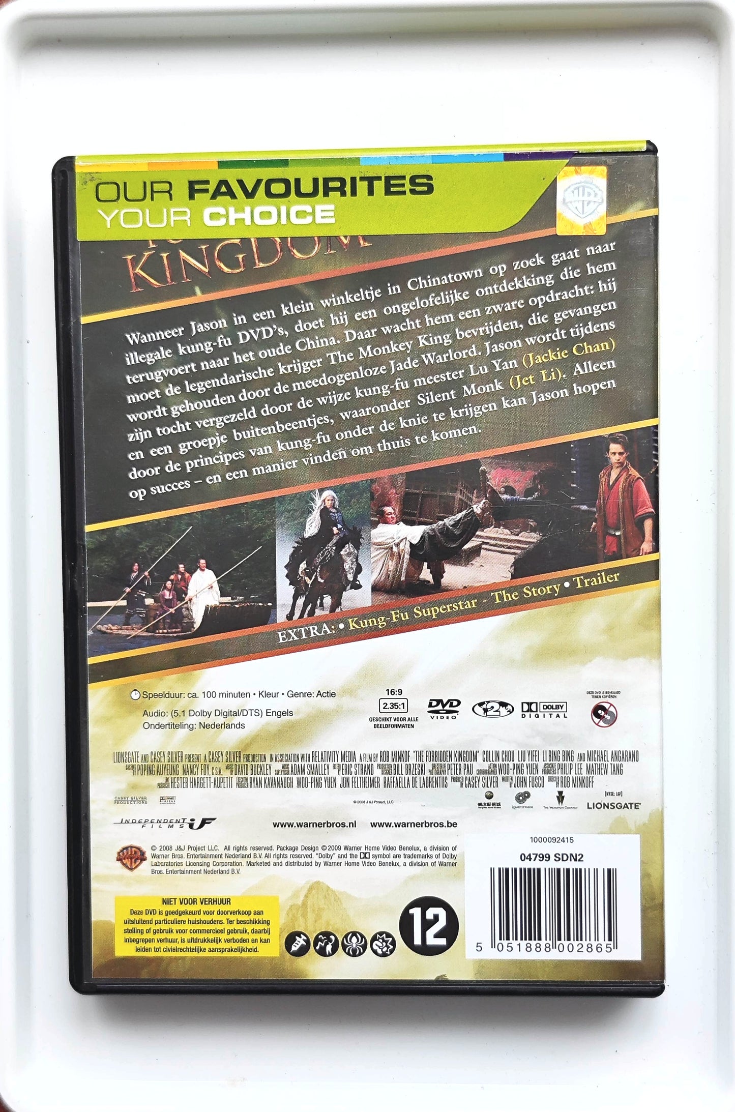 The Forbidden Kingdom 2008 DVD Action Li Angarano Chan Minkoff