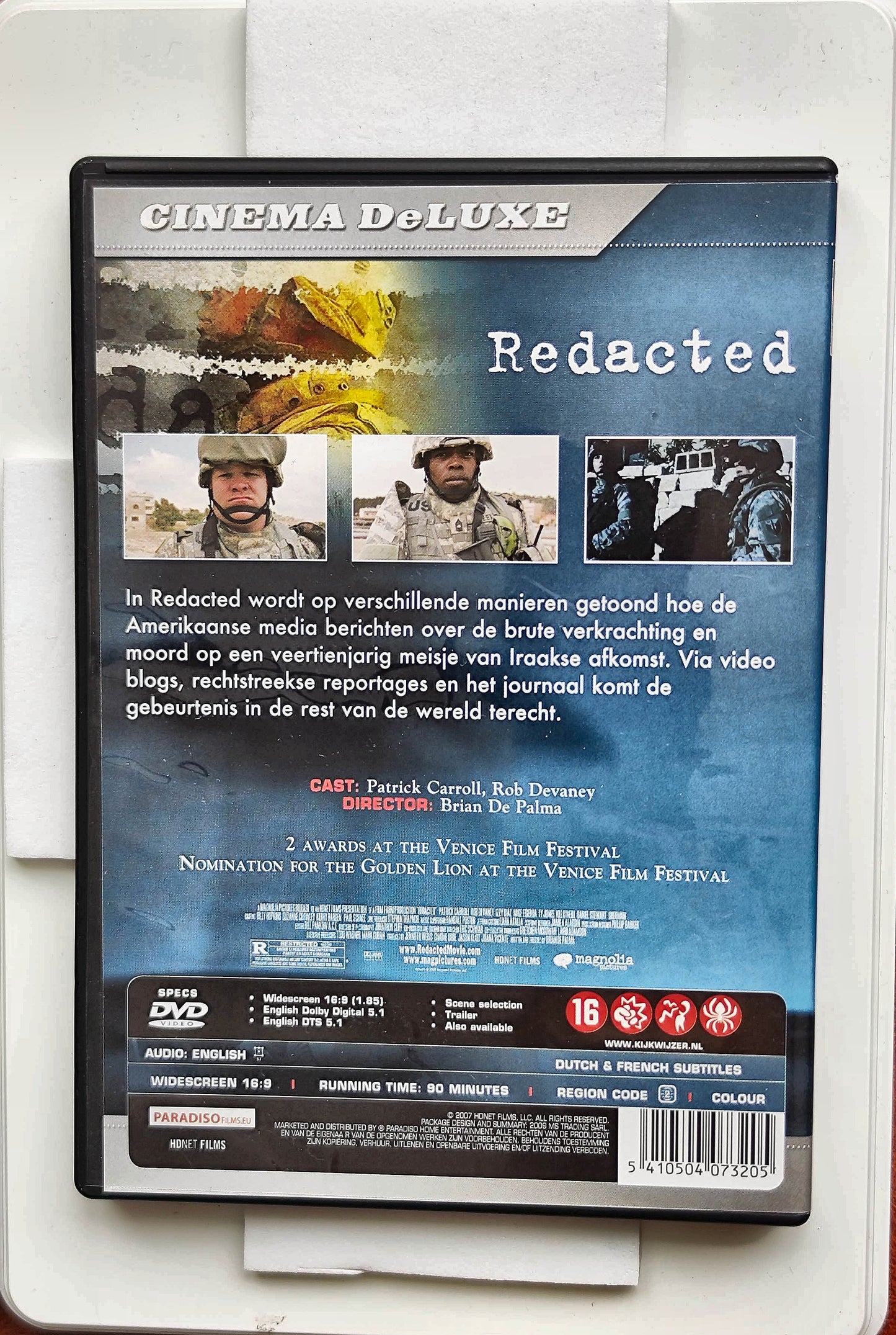 Redacted 2007 DVD Crime Diaz Devaney Jones Palma