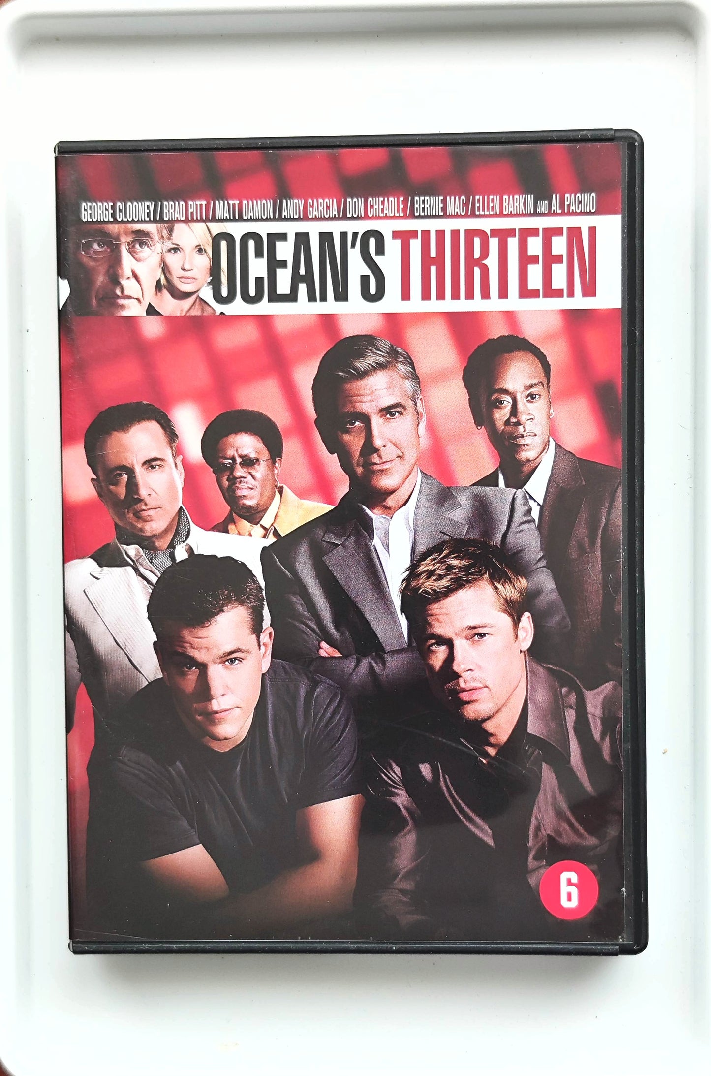 Ocean's Thirteen 2007 DVD Crime Clooney Pitt Damon Soderbergh DVD Cover