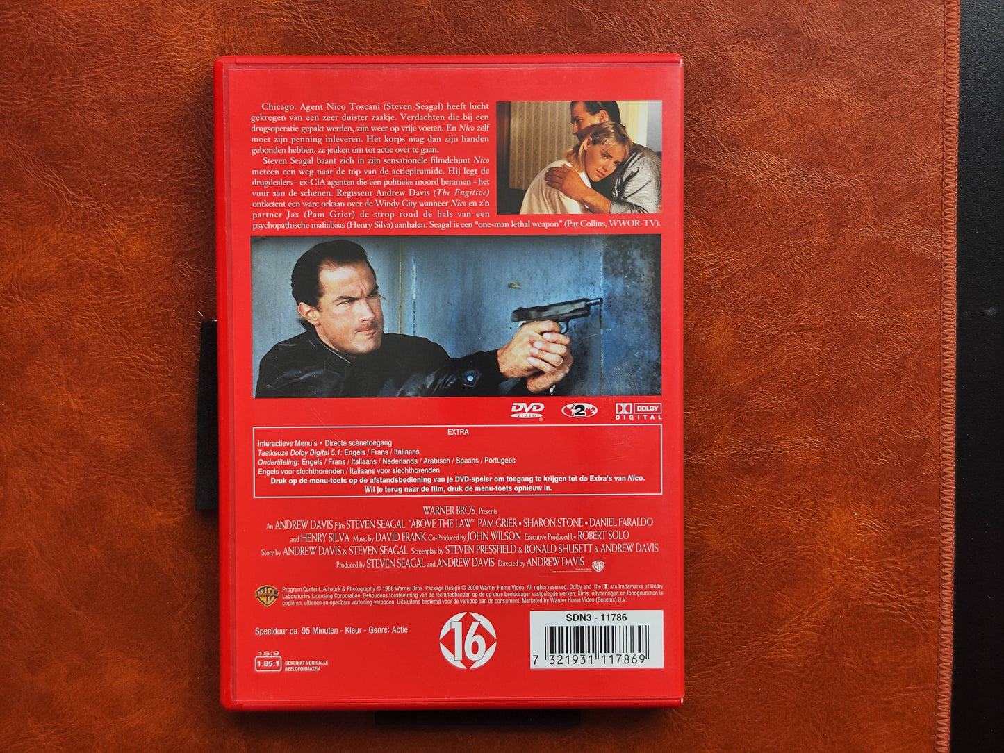 Above the Law 1988 DVD Action Seagal Grier Silva Davis