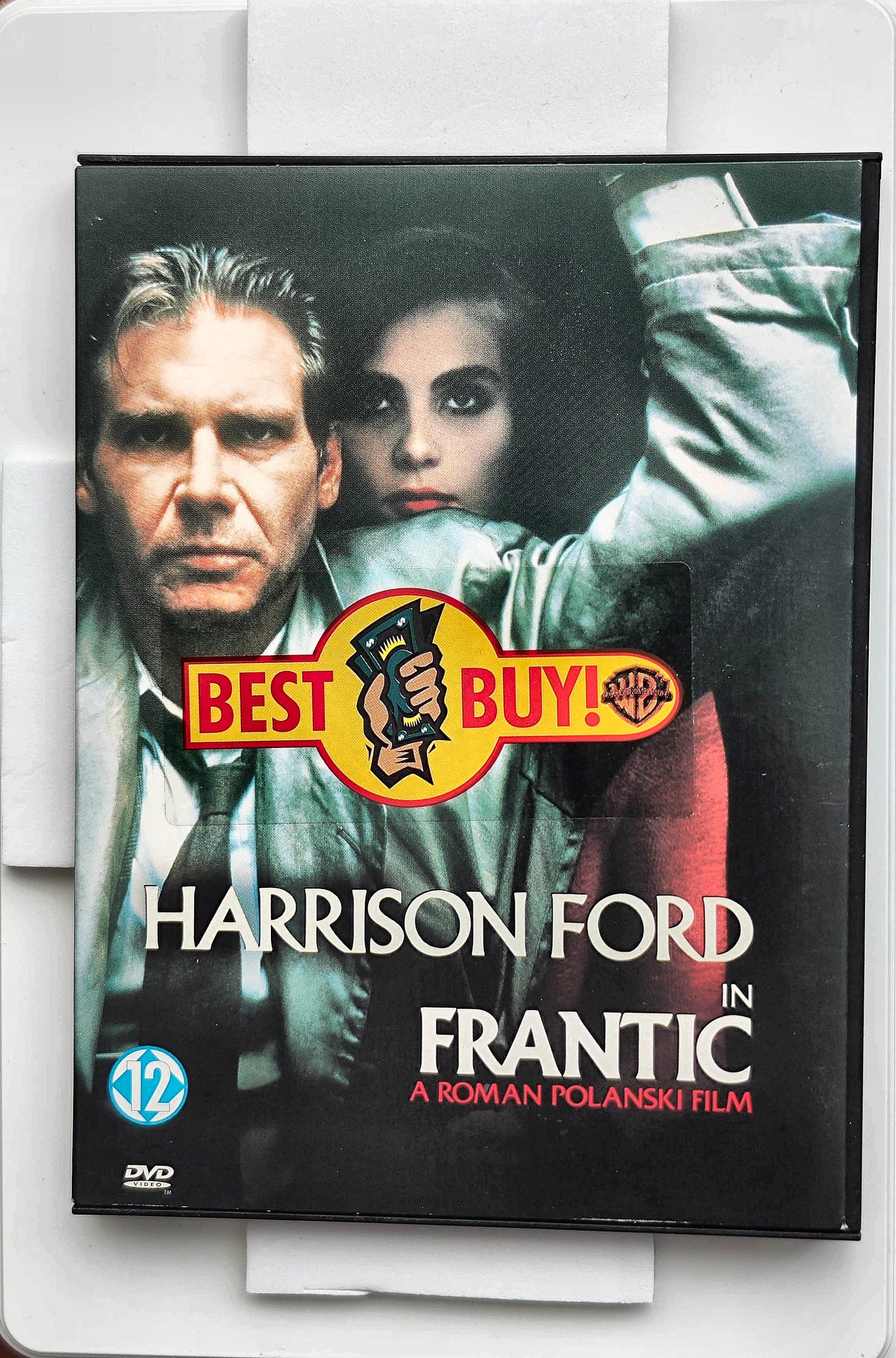 Frantic 1988 DVD Crime Ford Buckley Seigner Polanski DVD Cover