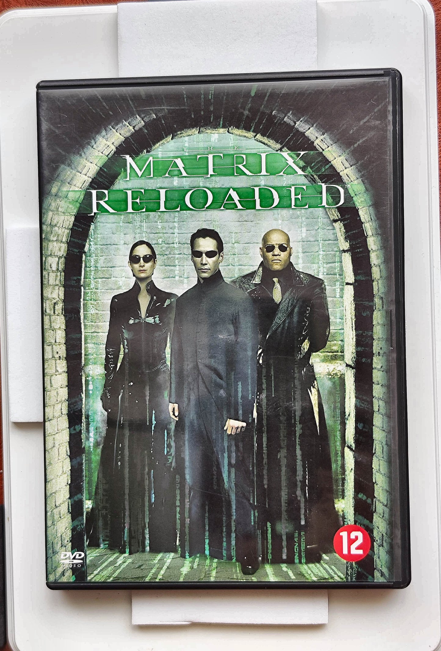 The Matrix Reloaded 2003 DVD Action Fishburne Reeves Weaving Wachowski DVD Cover