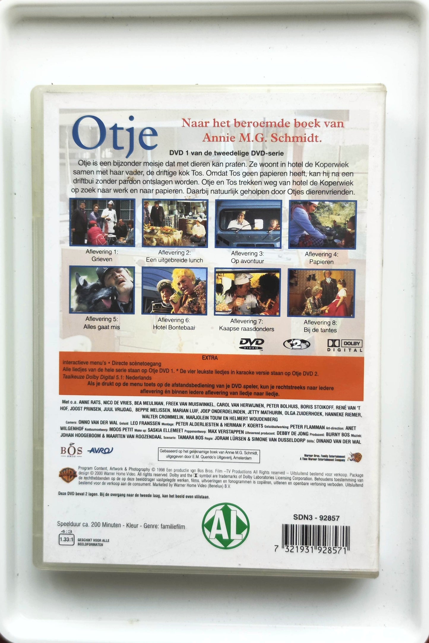 Otje I 1998 DVD Adventure Rats Vries Sandifort Lürsen