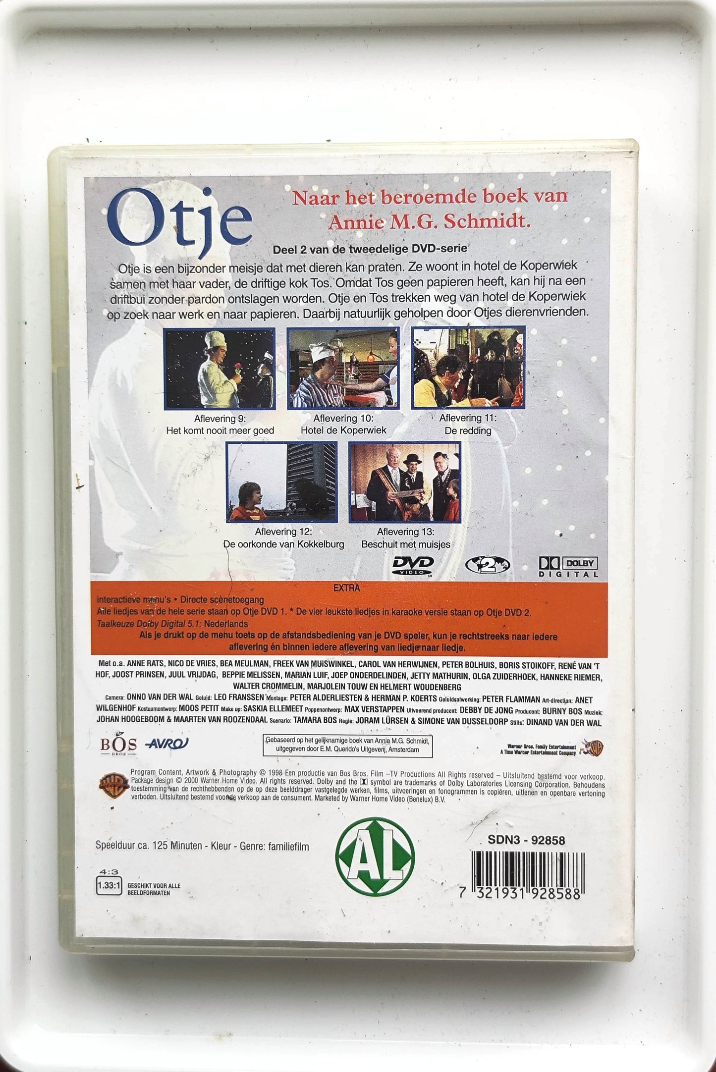Otje II 1998 DVD Adventure Rats Vries Sandifort Lürsen