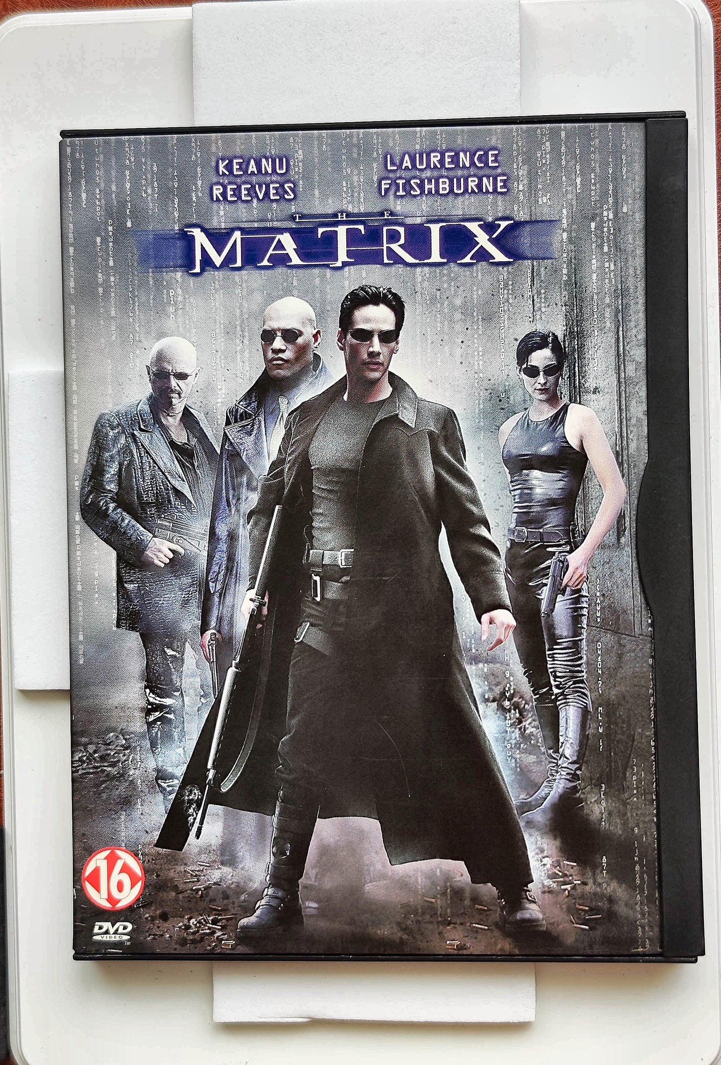 The Matrix 1999 DVD Action Reeves Fishburne Moss Wachowski DVD Cover