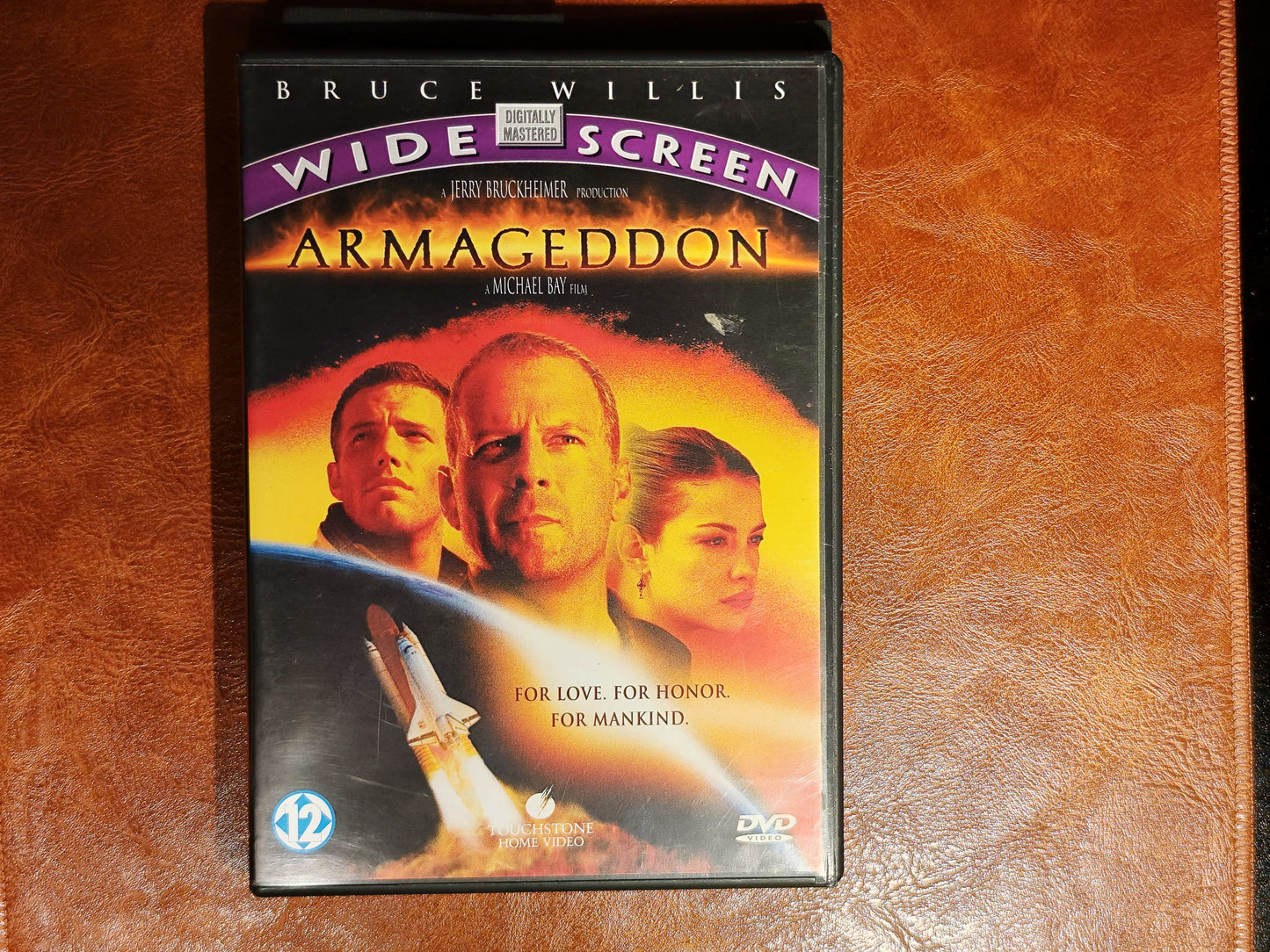 Armageddon 1998 DVD Action Willis Thornton Affleck Bay DVD Cover