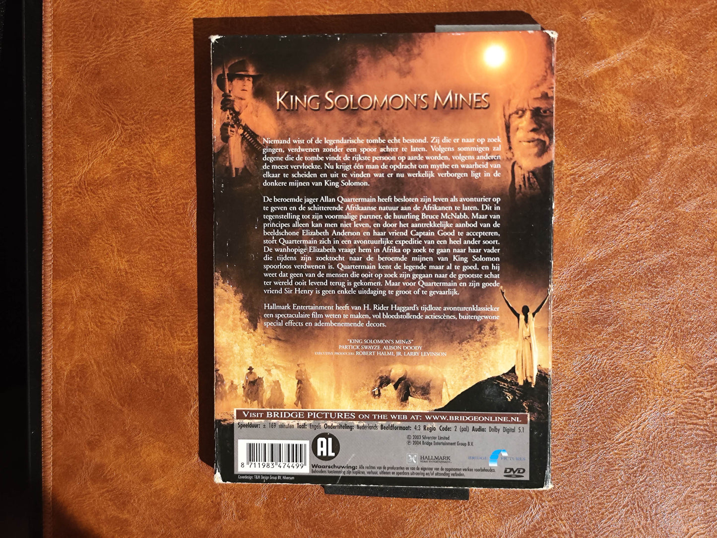 King Solomon's Mines 2004 DVD Action Swayze Doody Marsden Boyum