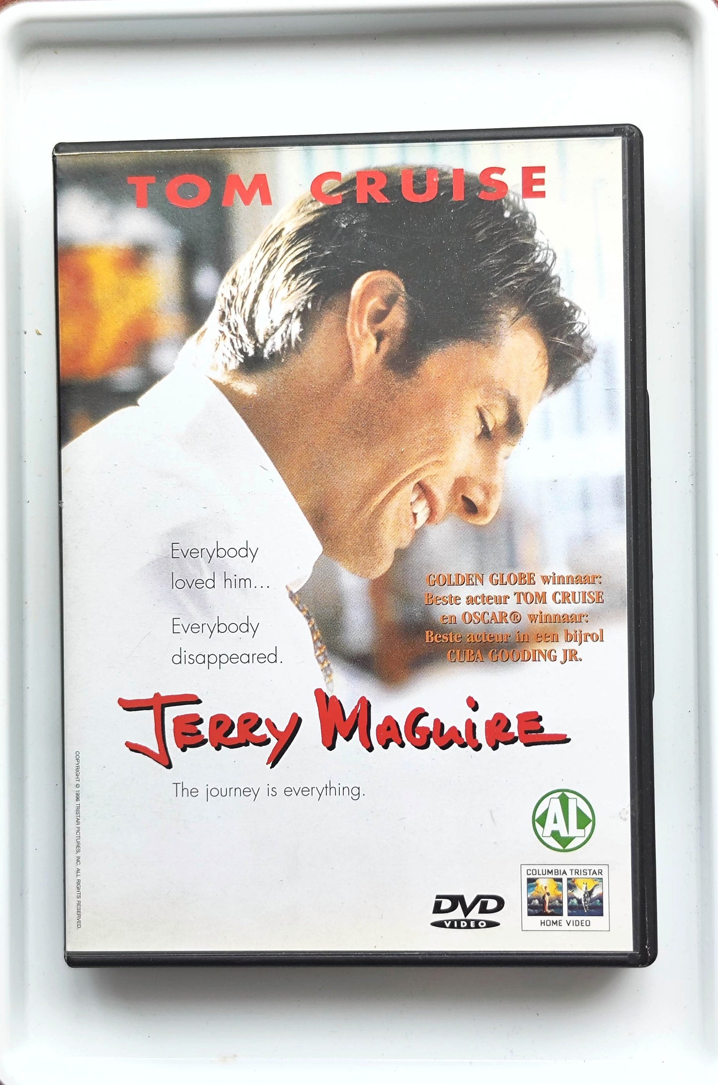 Jerry Maguire 1996 DVD Comedy Cruise Jr Zellweger Crowe DVD Cover