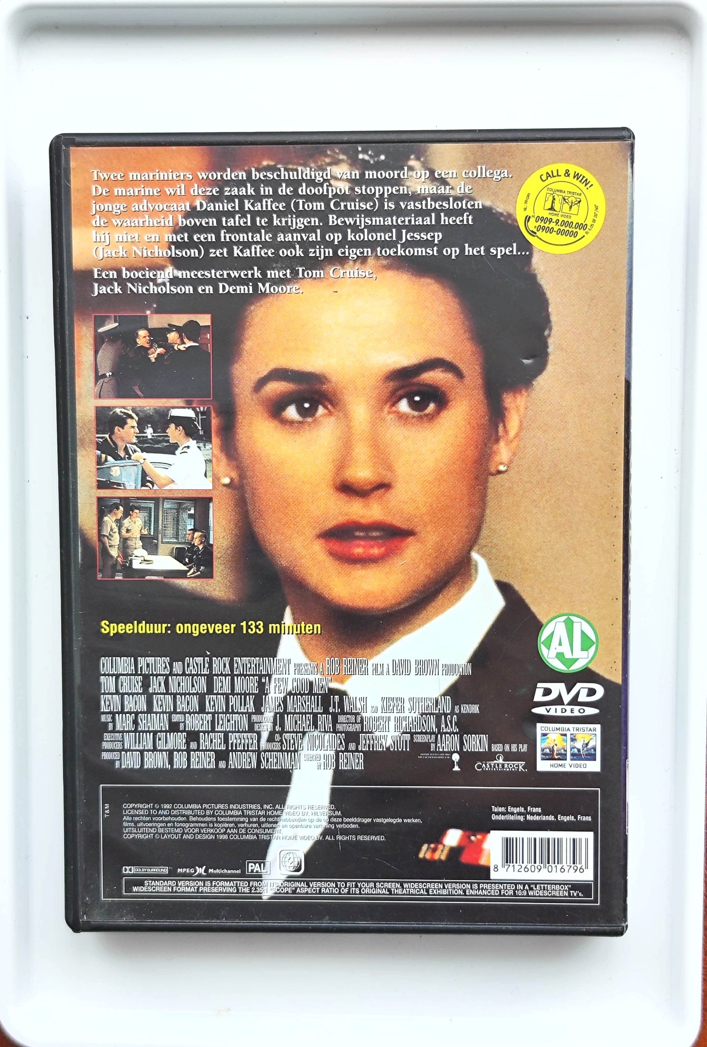 A Few Good Men 1992 DVD Drama Cruise Nicholson Moore Reiner