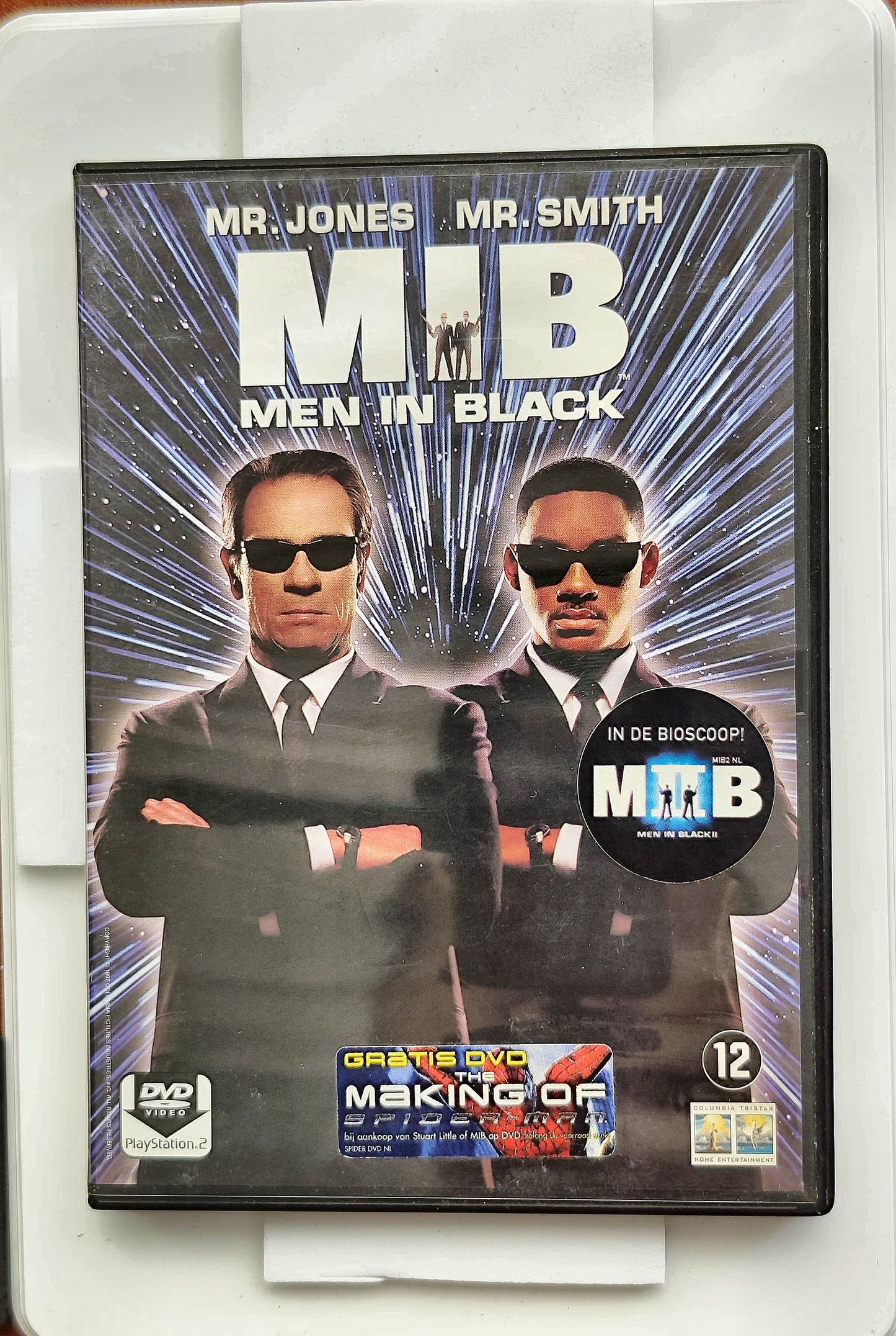 Men in Black 1997 DVD Action Jones Smith Fiorentino Sonnenfeld DVD Cover
