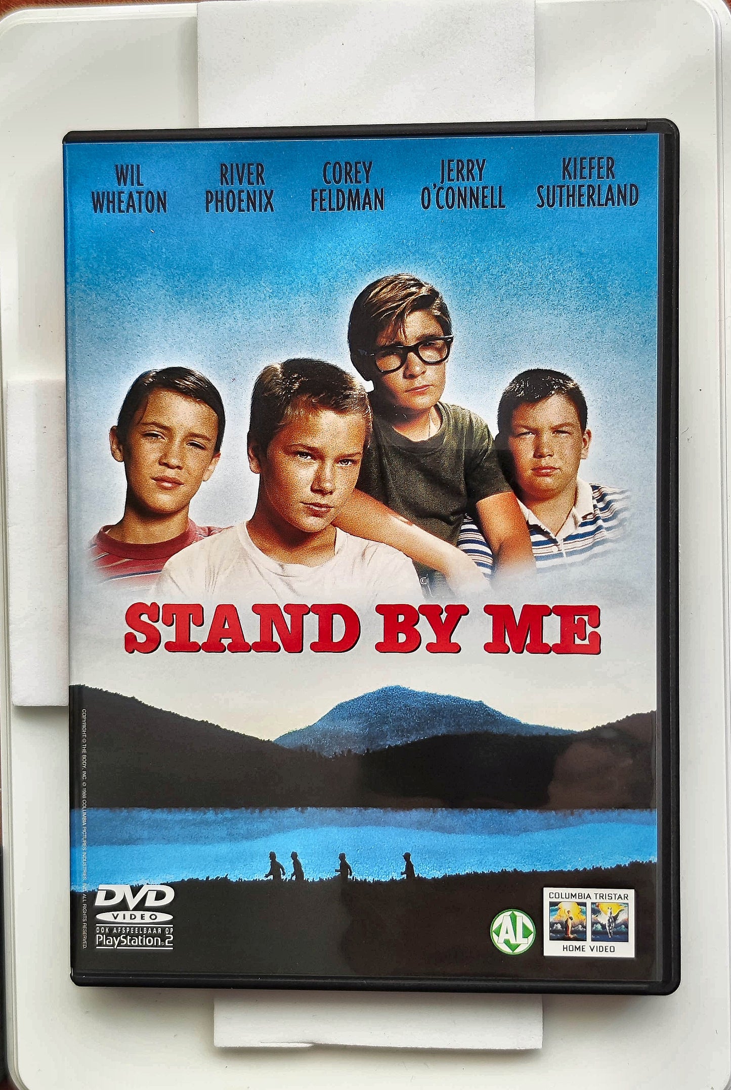 Stand by Me 1986 DVD Adventure Wheaton Phoenix Feldman Reiner DVD Cover