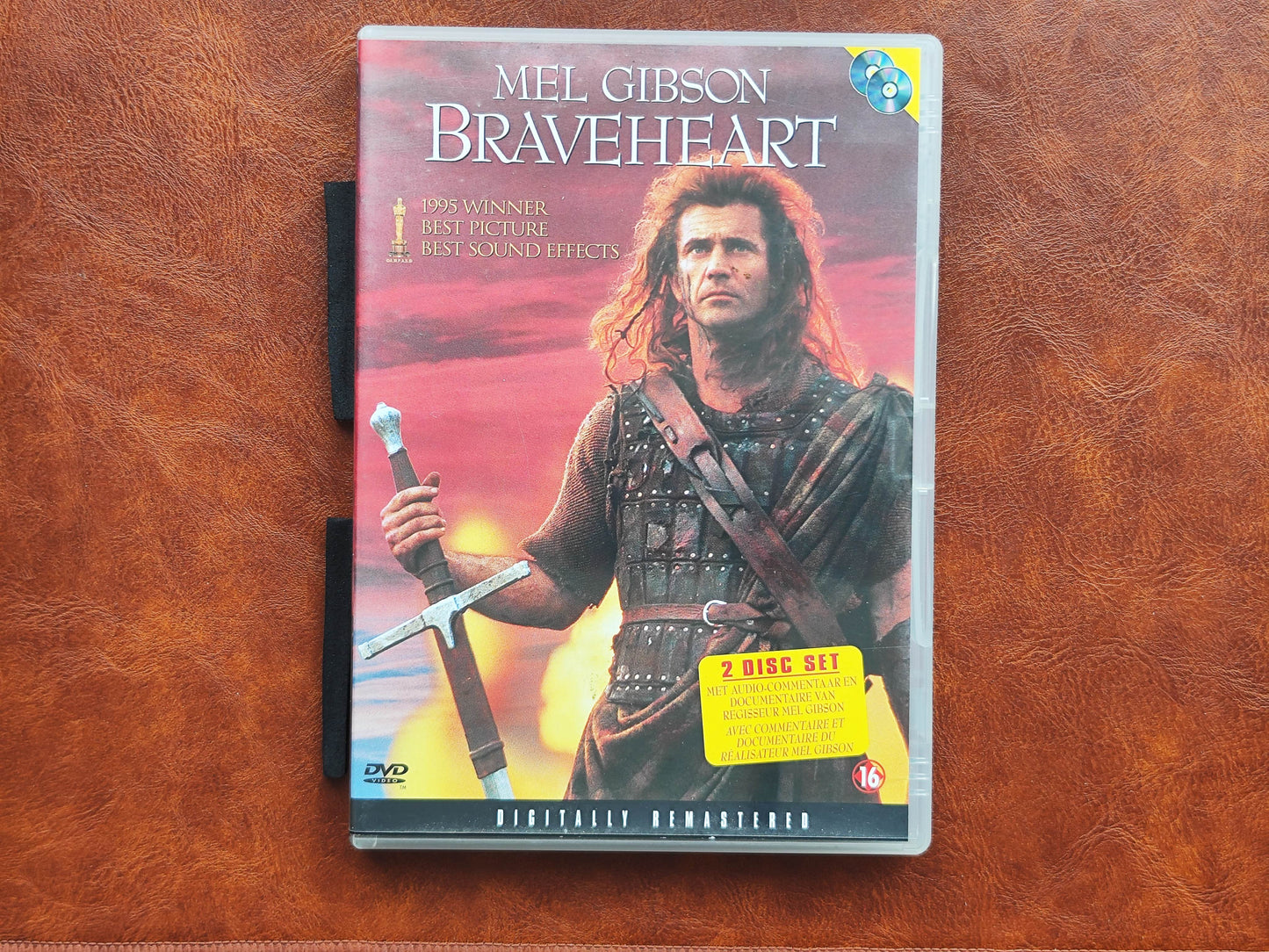 Braveheart 1995 DVD Biography Robinson Lawlor Nelson Gibson DVD Cover