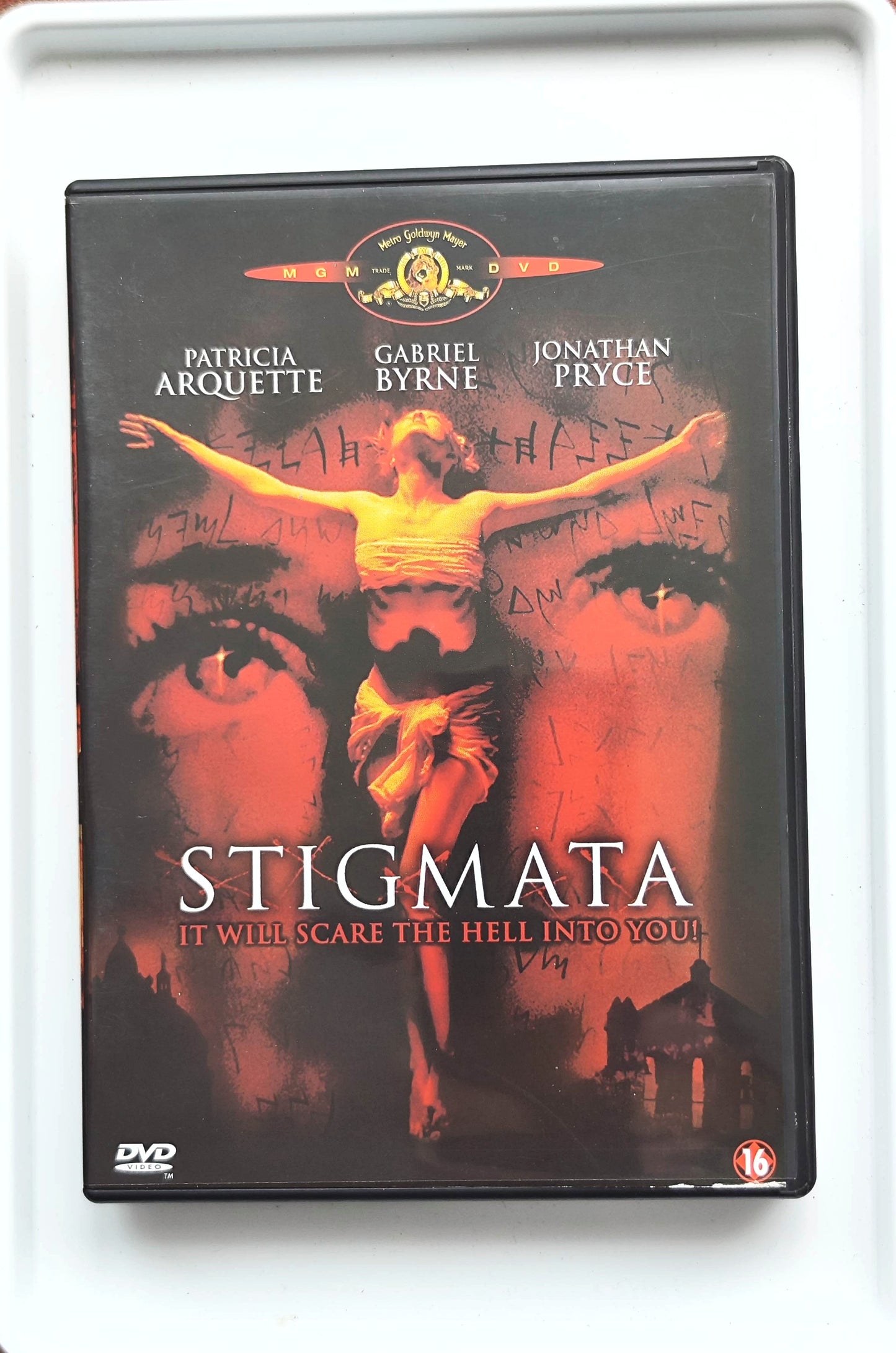 Stigmata 1999 DVD Horror Arquette Byrne Pryce Wainwright DVD Cover
