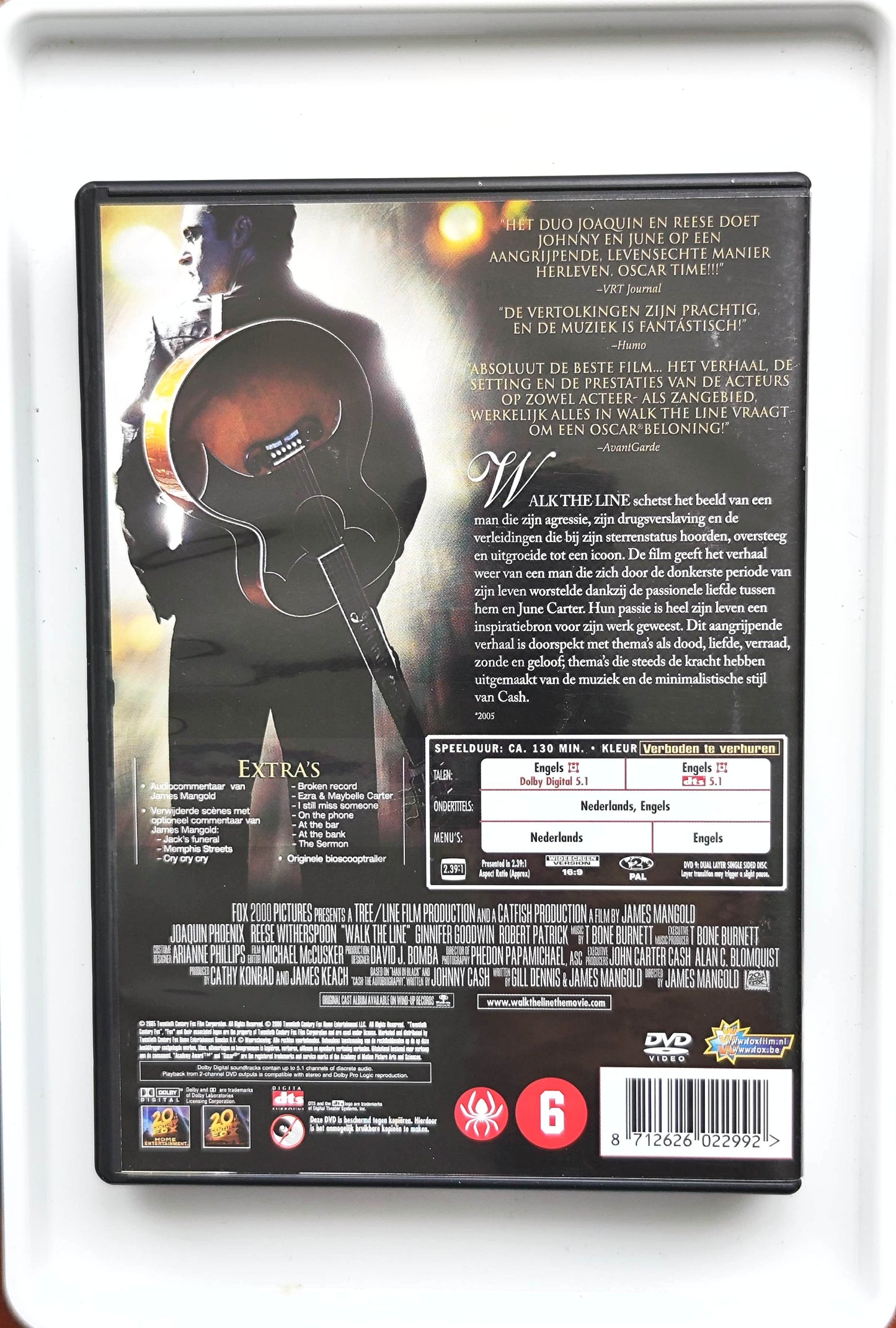 Walk the Line 2005 DVD Biography Phoenix Witherspoon Goodwin Mangold