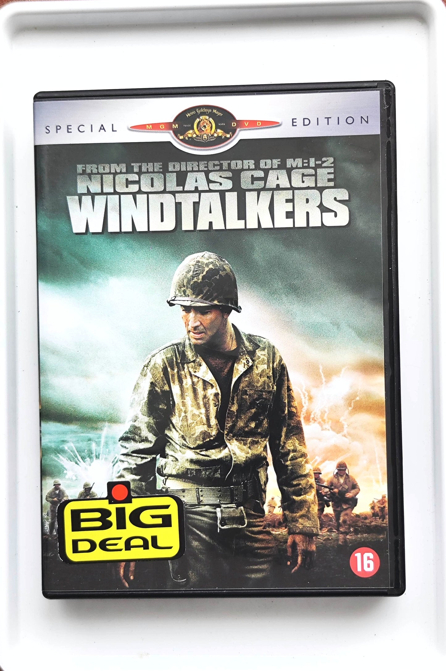 Windtalkers 2002 DVD Action Cage Beach Stormare Woo #G2 DVD Cover
