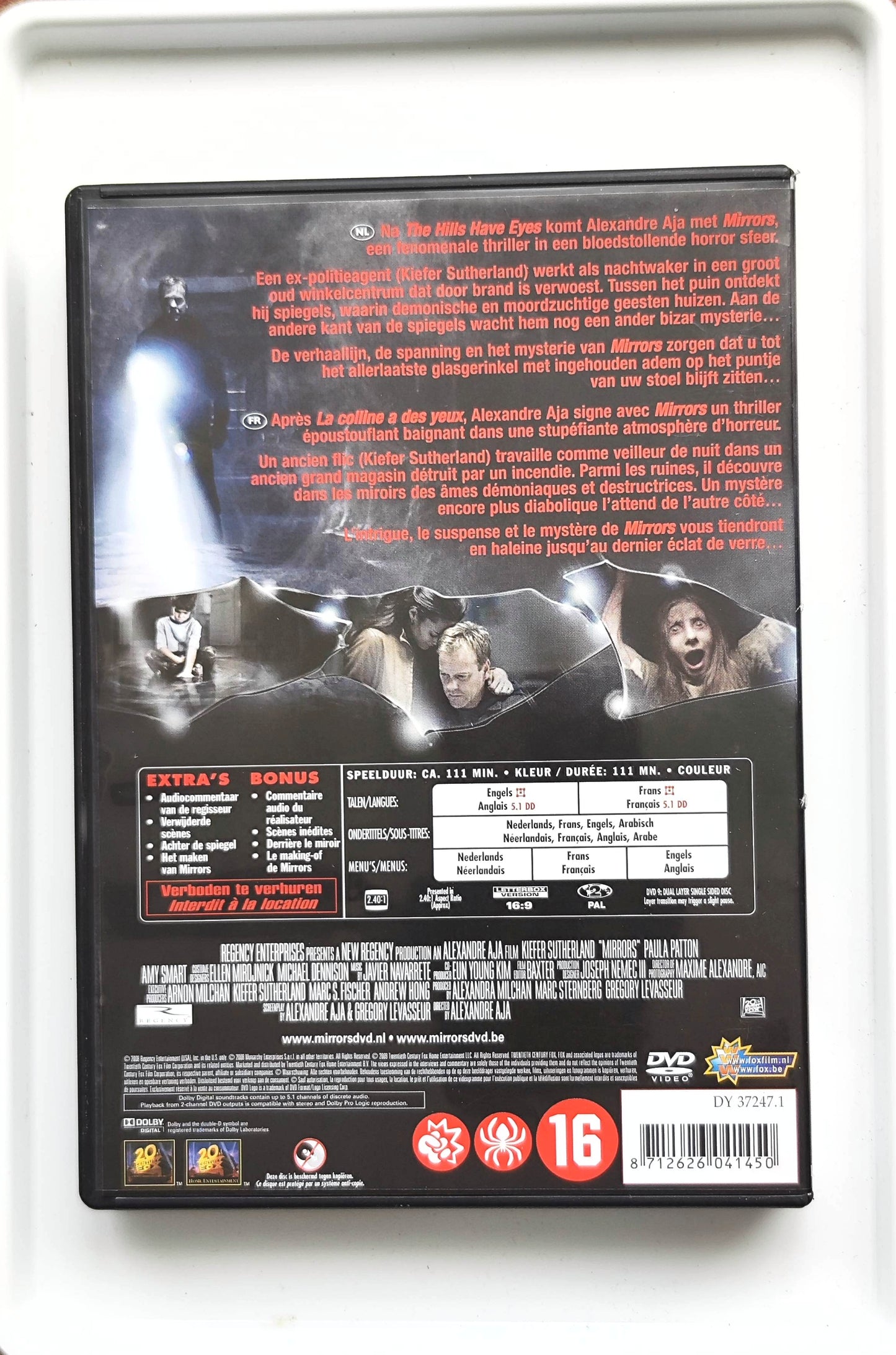 Mirrors 2008 DVD Horror Sutherland Patton Boyce Aja