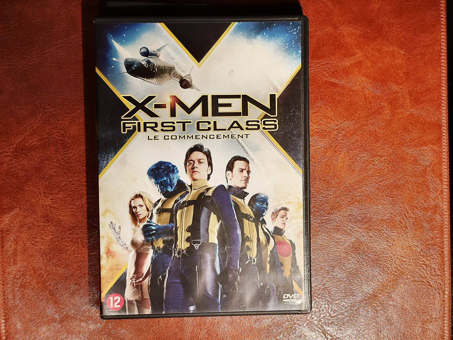 X-Men: First Class 2011 DVD Action Mcavoy Belcher Fassbender Vaughn DVD Cover