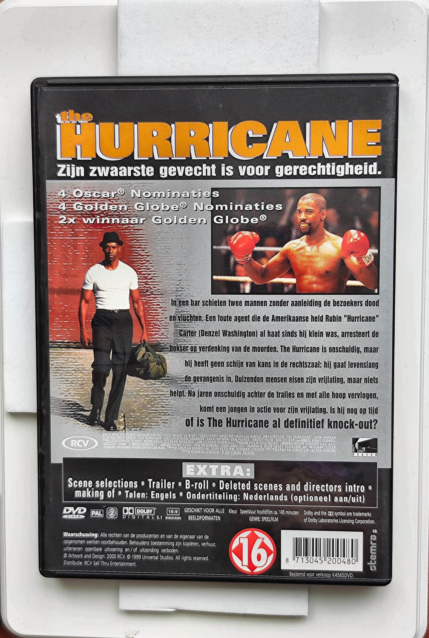 The Hurricane 1999 DVD Biography Washington Shannon Unger Jewison