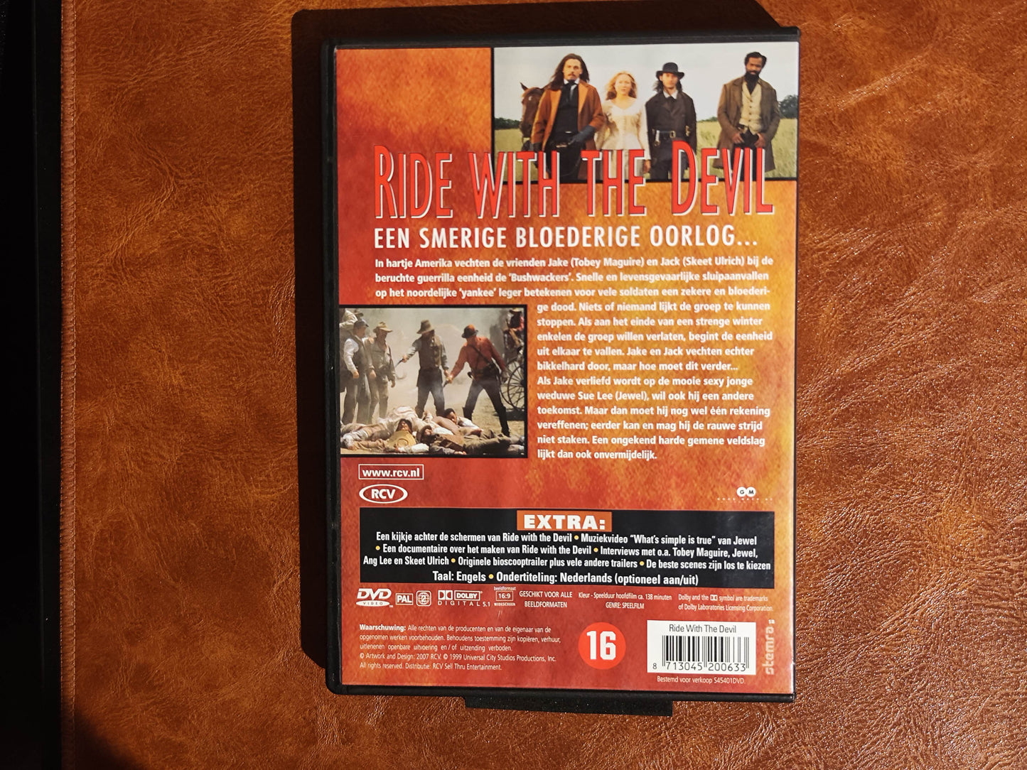 Ride with the Devil 1999 DVD Drama Maguire Auman Sener Lee