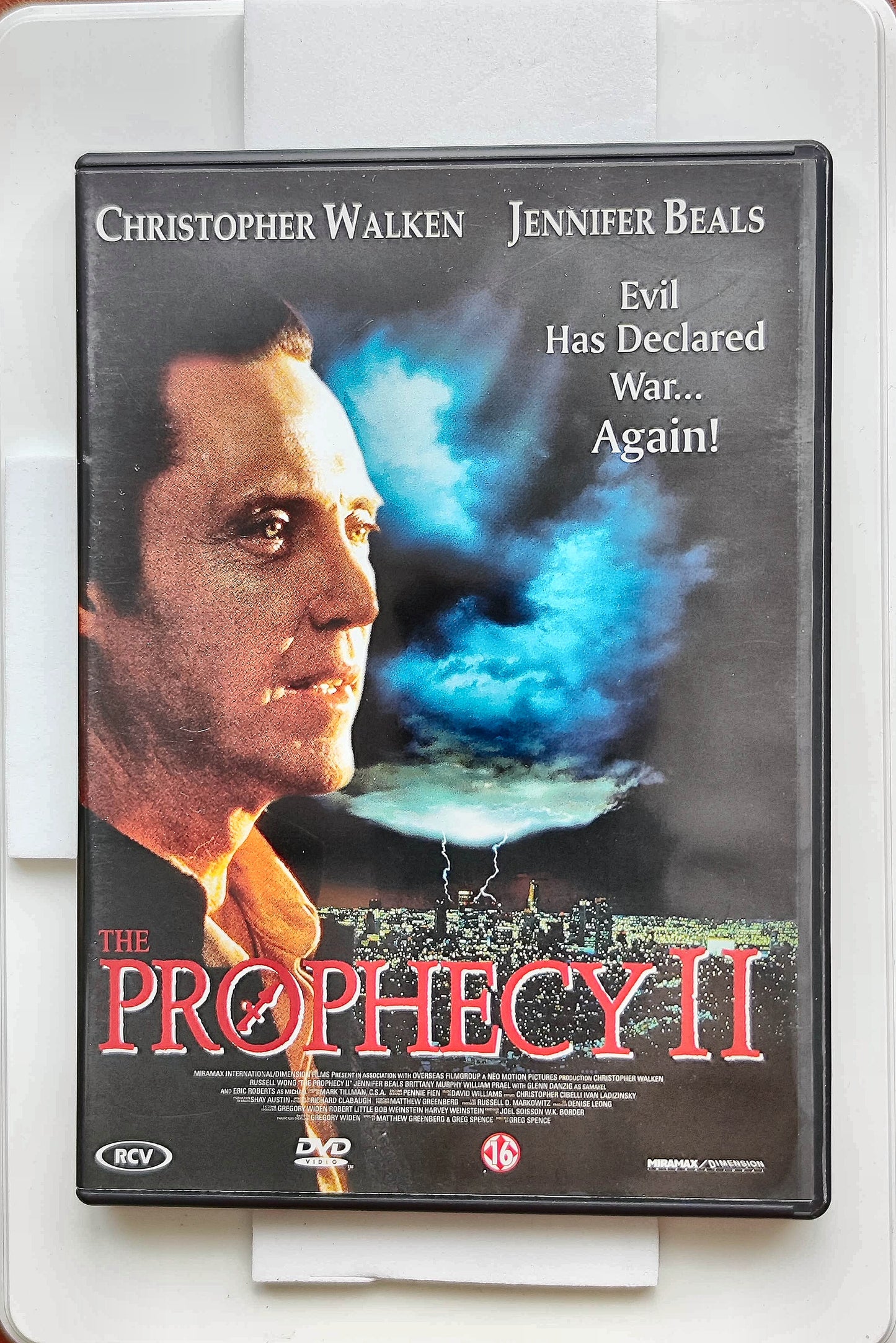 The Prophecy II 1998 DVD Fantasy Walken Wong Beals Spence DVD Cover