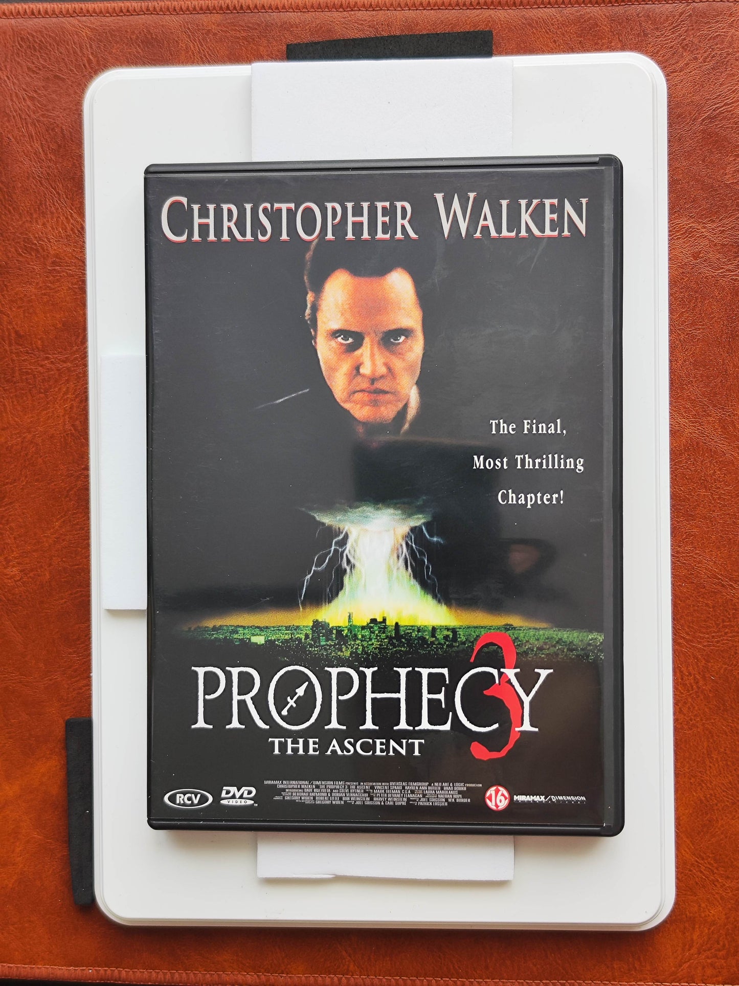The Prophecy 3: The Ascent 2000 DVD Fantasy Walken Spano Buzzotta Lussier DVD Cover