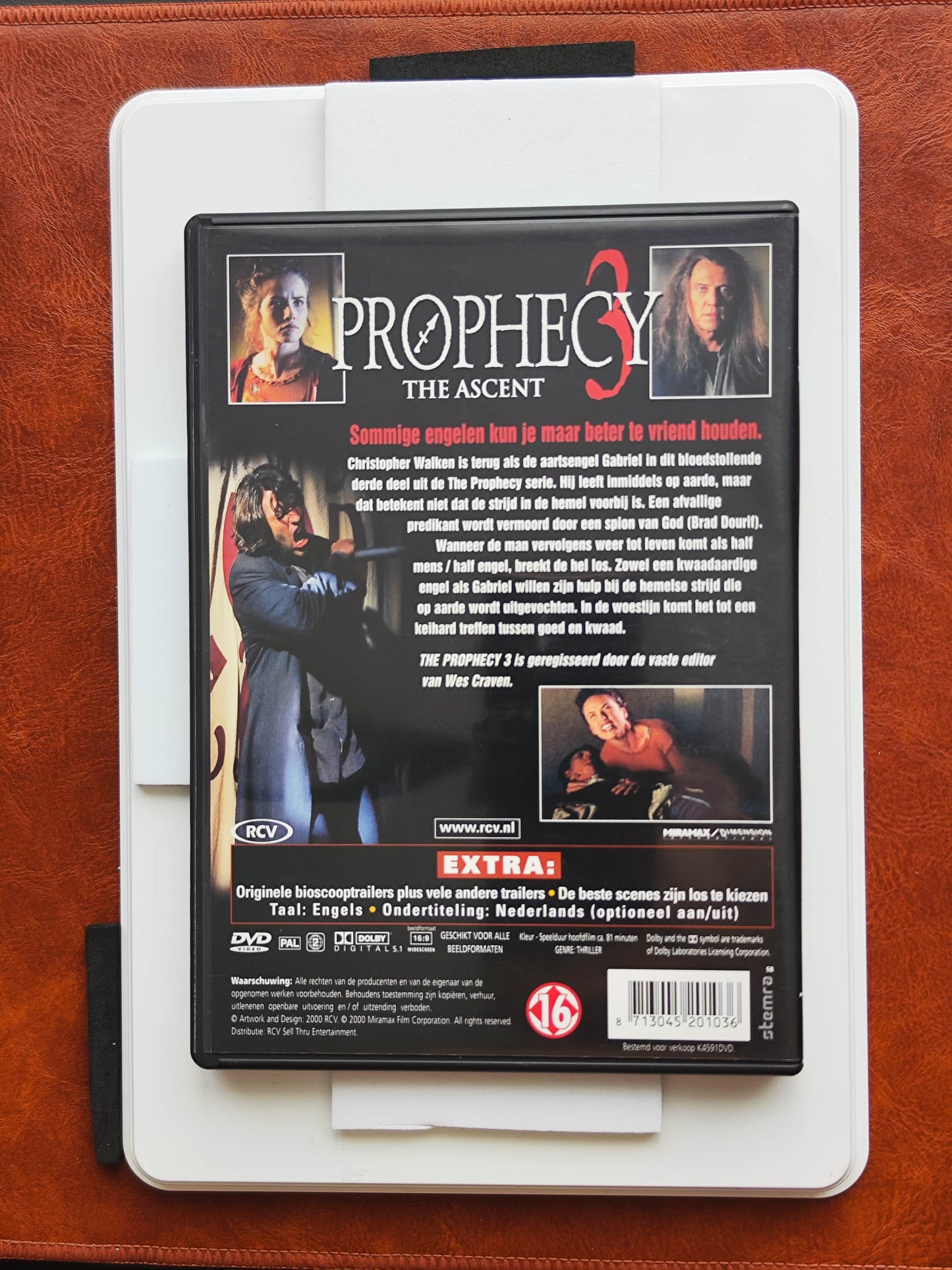 The Prophecy 3: The Ascent 2000 DVD Fantasy Walken Spano Buzzotta Lussier