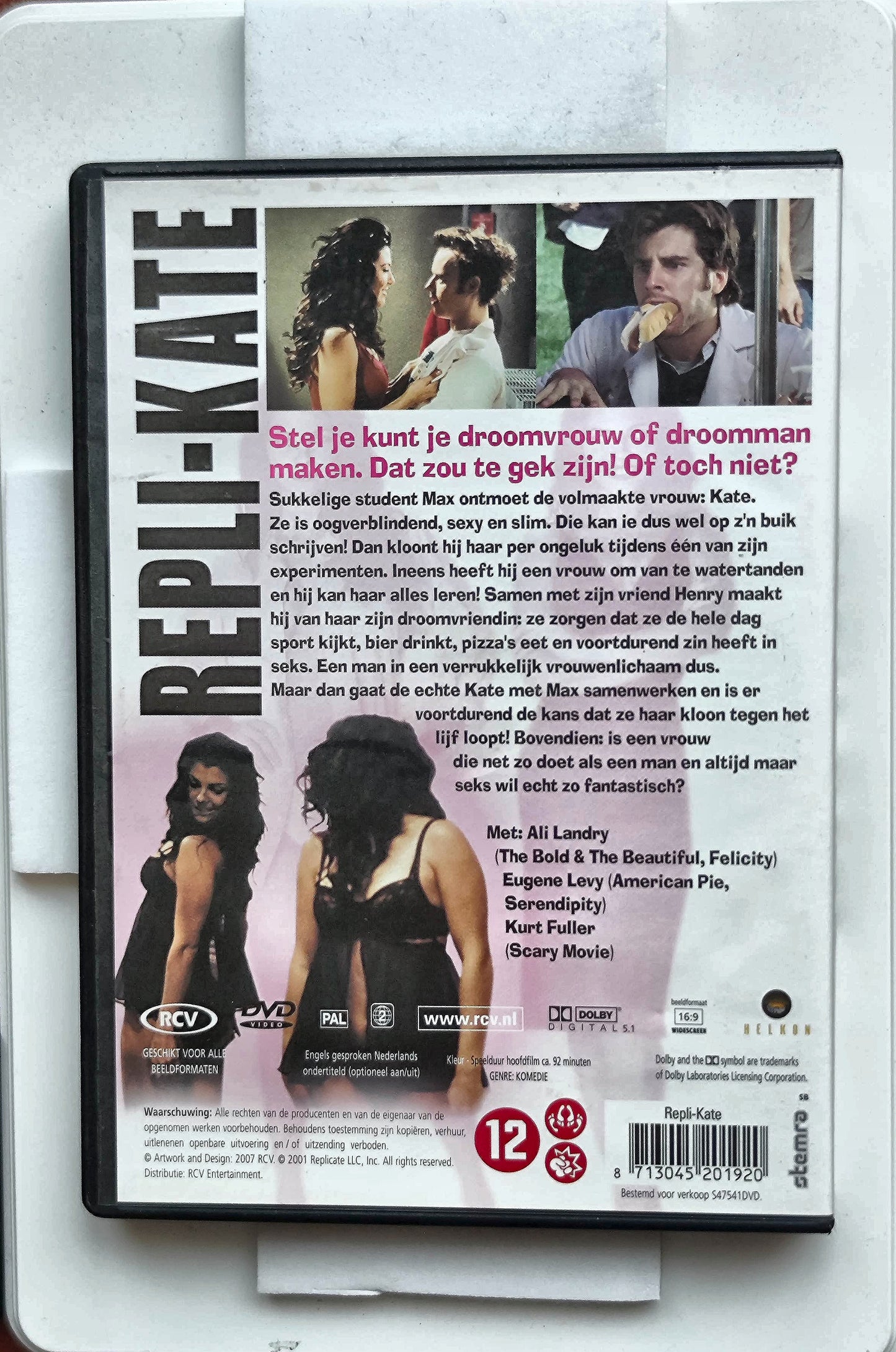 Repli-Kate 2002 DVD Comedy Landry Roday Askew Longo