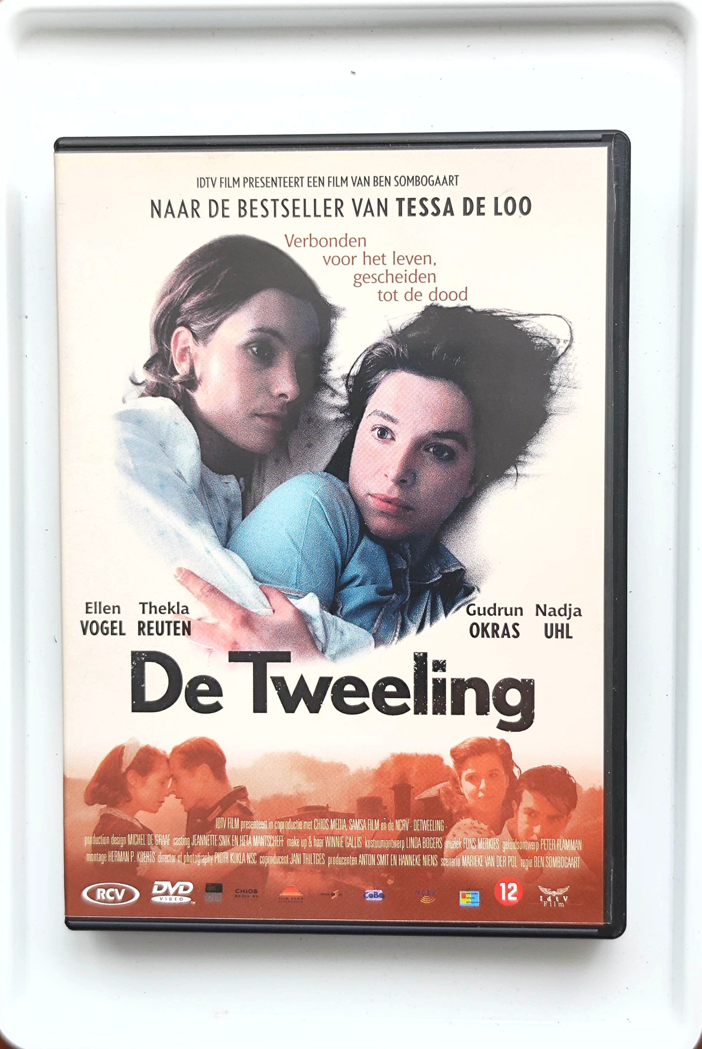 De tweeling 2002 DVD Drama Vogel Okras Reuten Sombogaart DVD Cover
