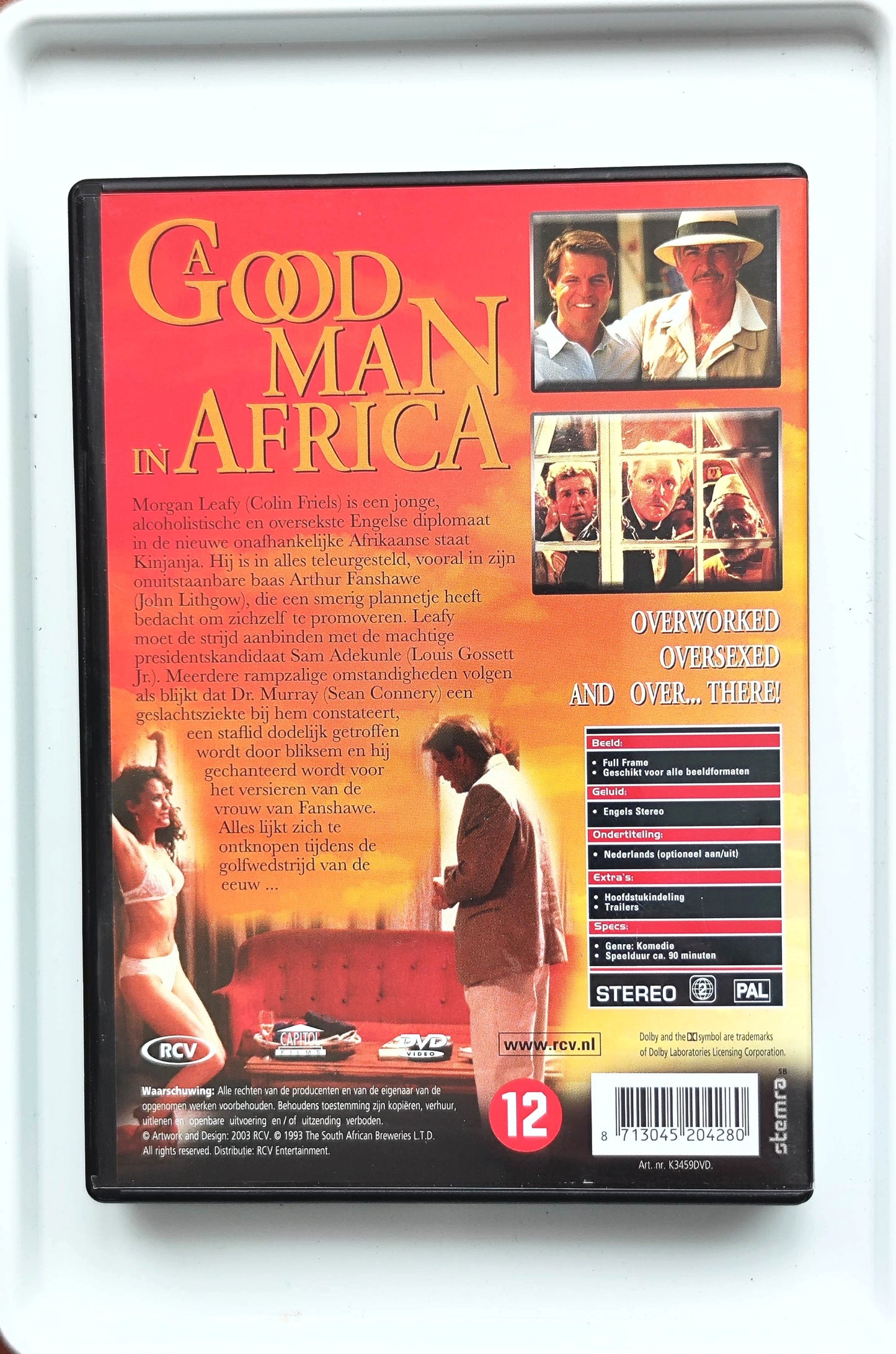 A Good Man in Africa 1994 DVD Comedy Friels Connery Lithgow Beresford