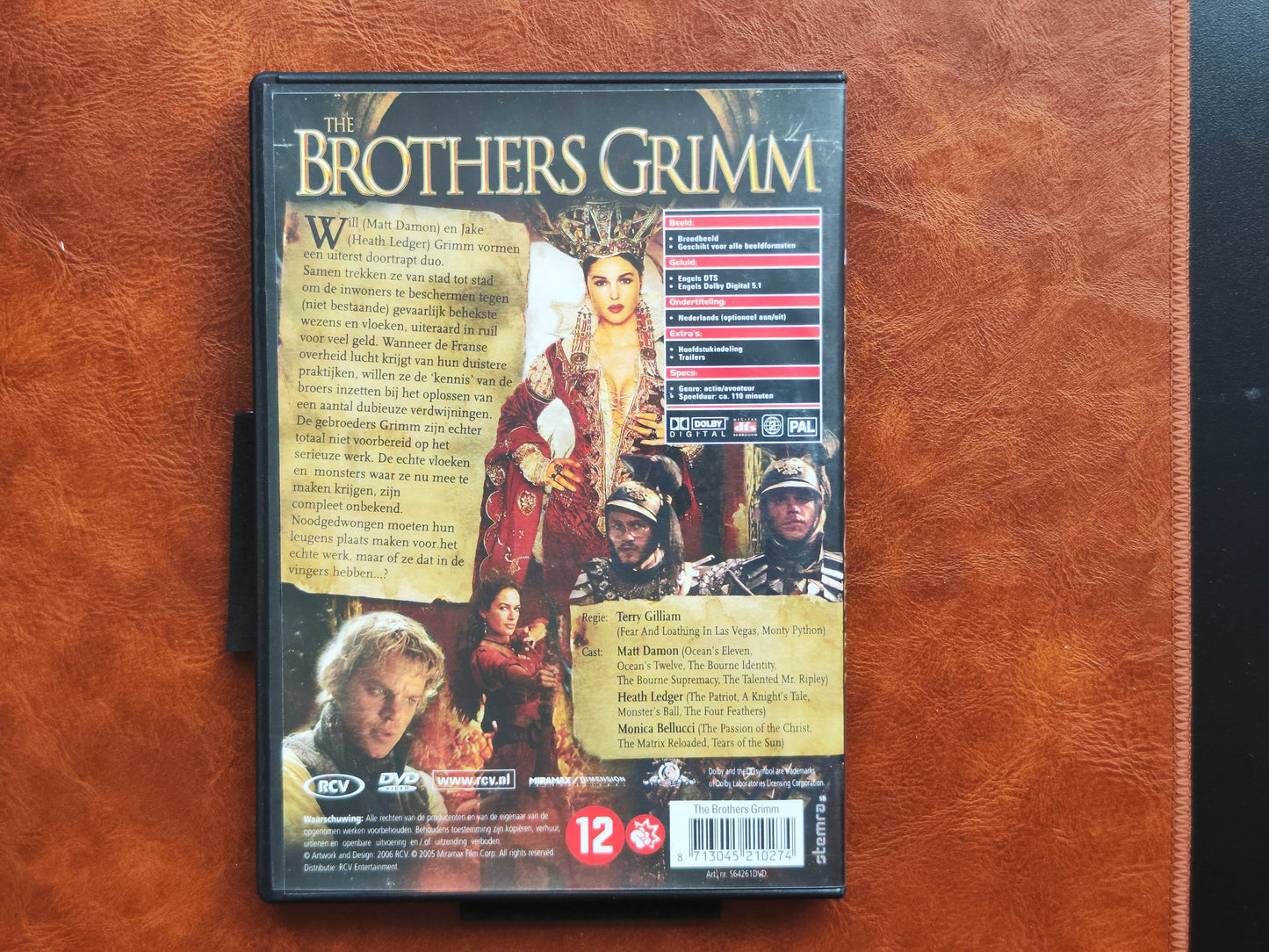 The Brothers Grimm 2005 DVD Action Ratimec Lukesová Rust Gilliam