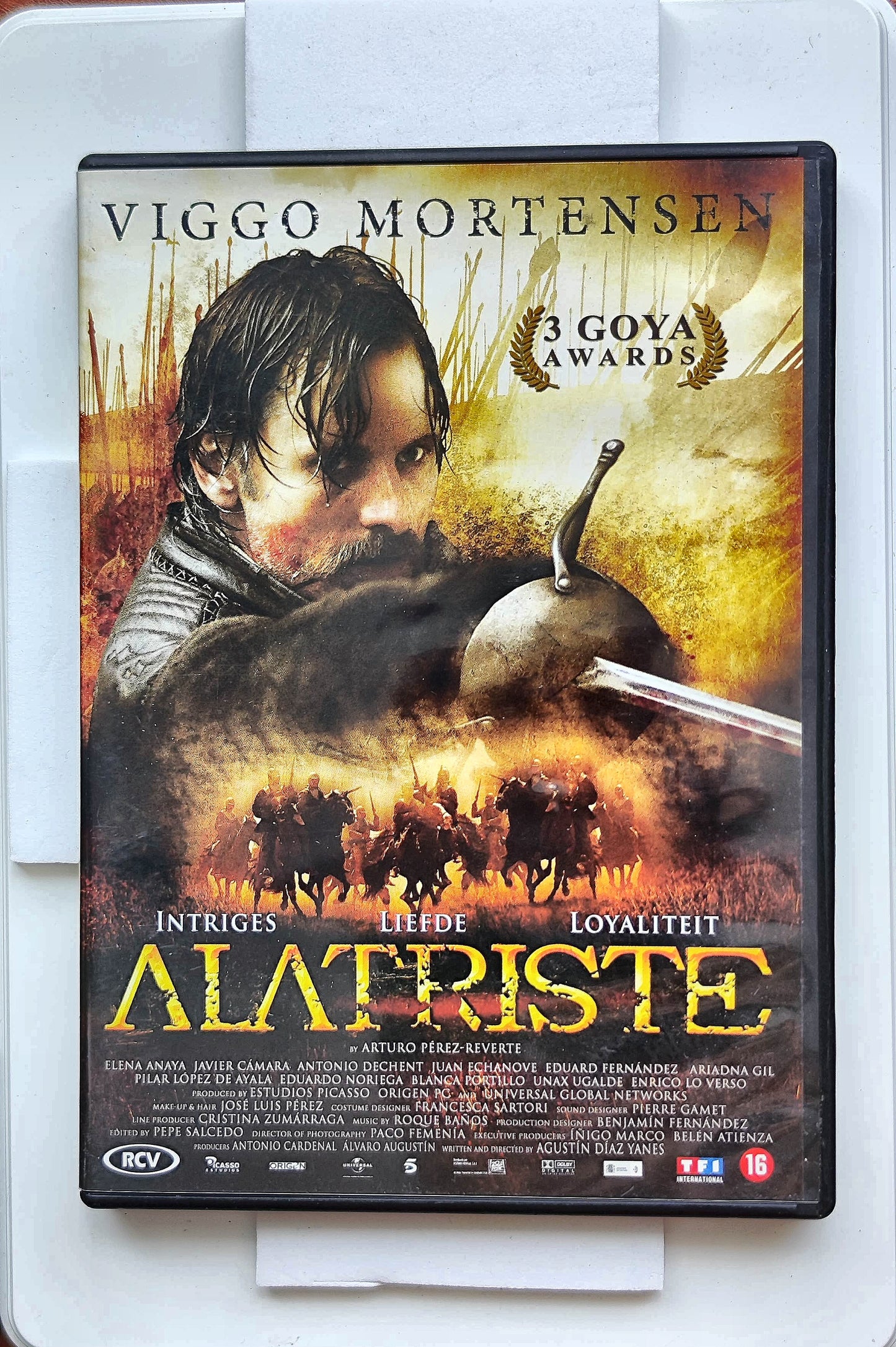 Captain Alatriste: The Spanish Musketeer 2006 DVD Adventure Mortensen Yanes DVD Cover
