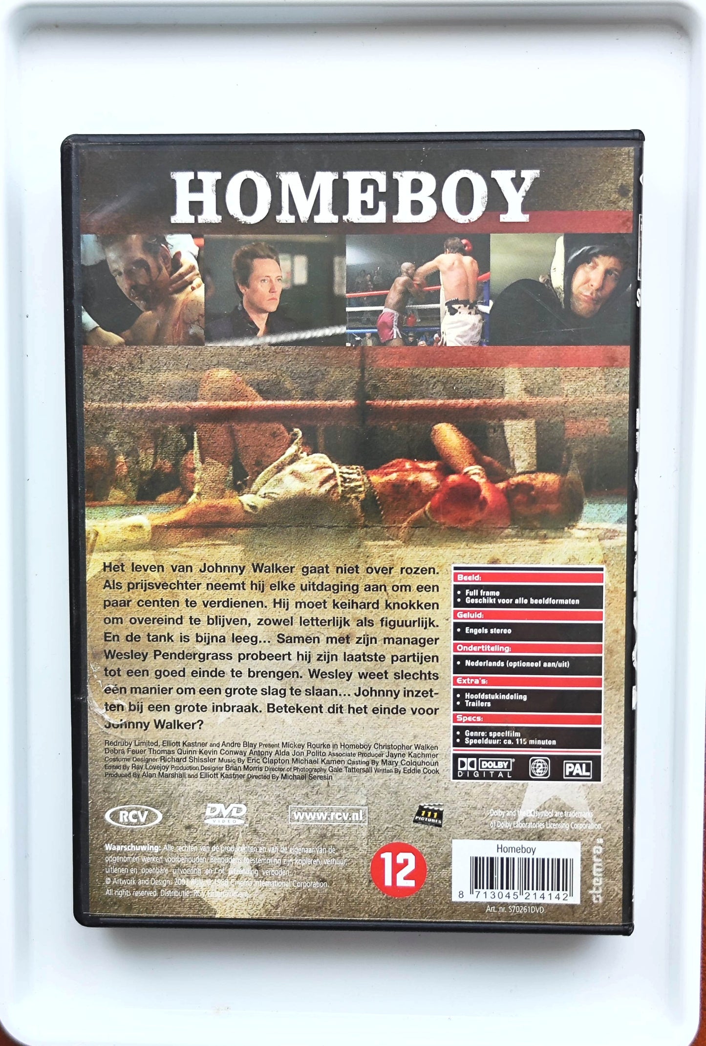 Homeboy 1988 DVD Crime Rourke Walken Feuer Seresin