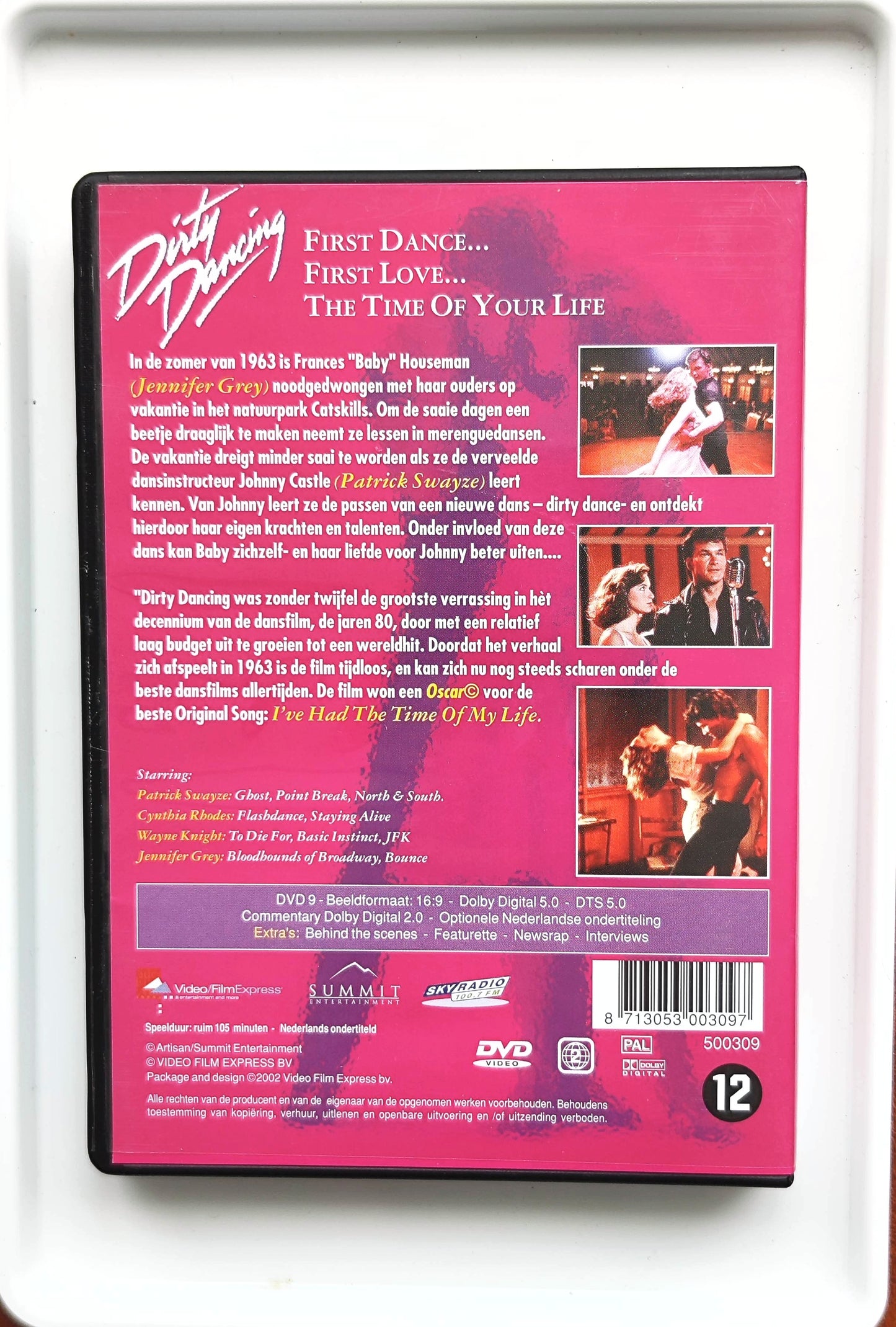 Dirty Dancing 1987 DVD Drama Grey Swayze Orbach Ardolino