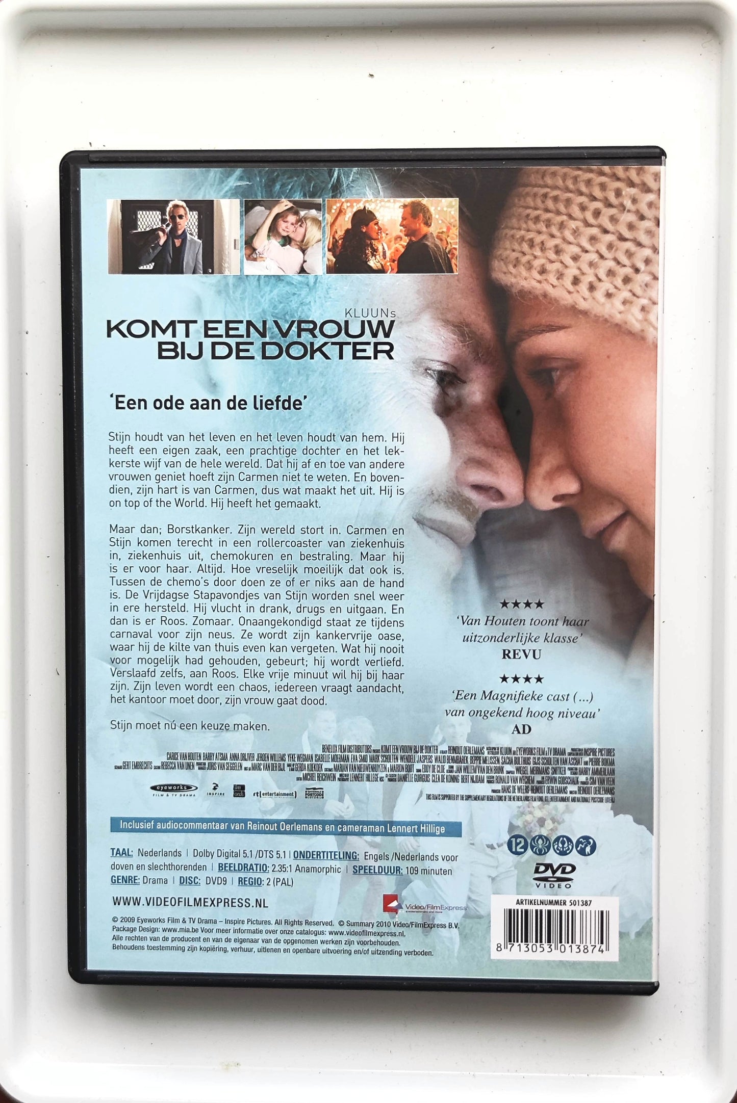 Komt een vrouw bij de dokter 2009 DVD Drama Houten Atsma Drijver Oerlemans