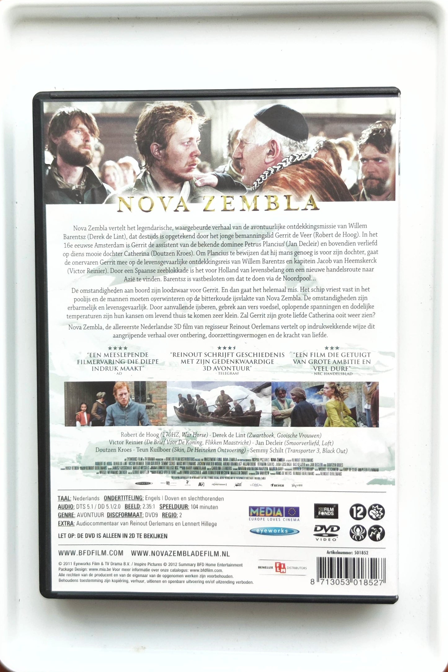 Nova Zembla 2011 DVD Drama Hoog Reinier Decleir Oerlemans