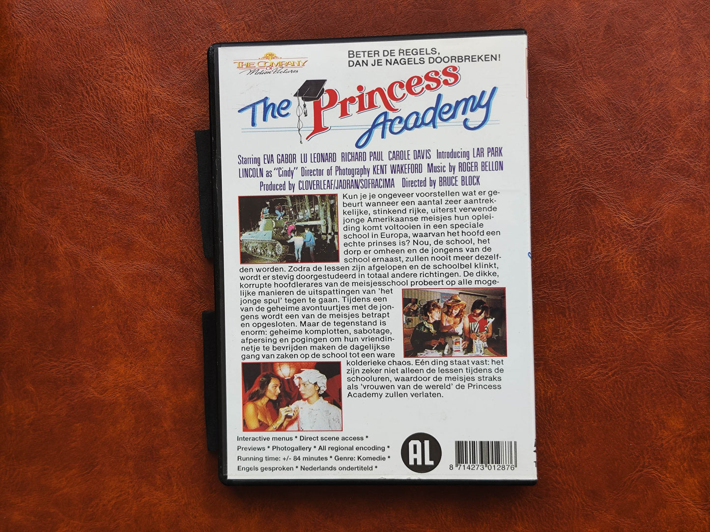 The Princess Academy 1987 DVD Comedy Gabor Leonard Paul Block