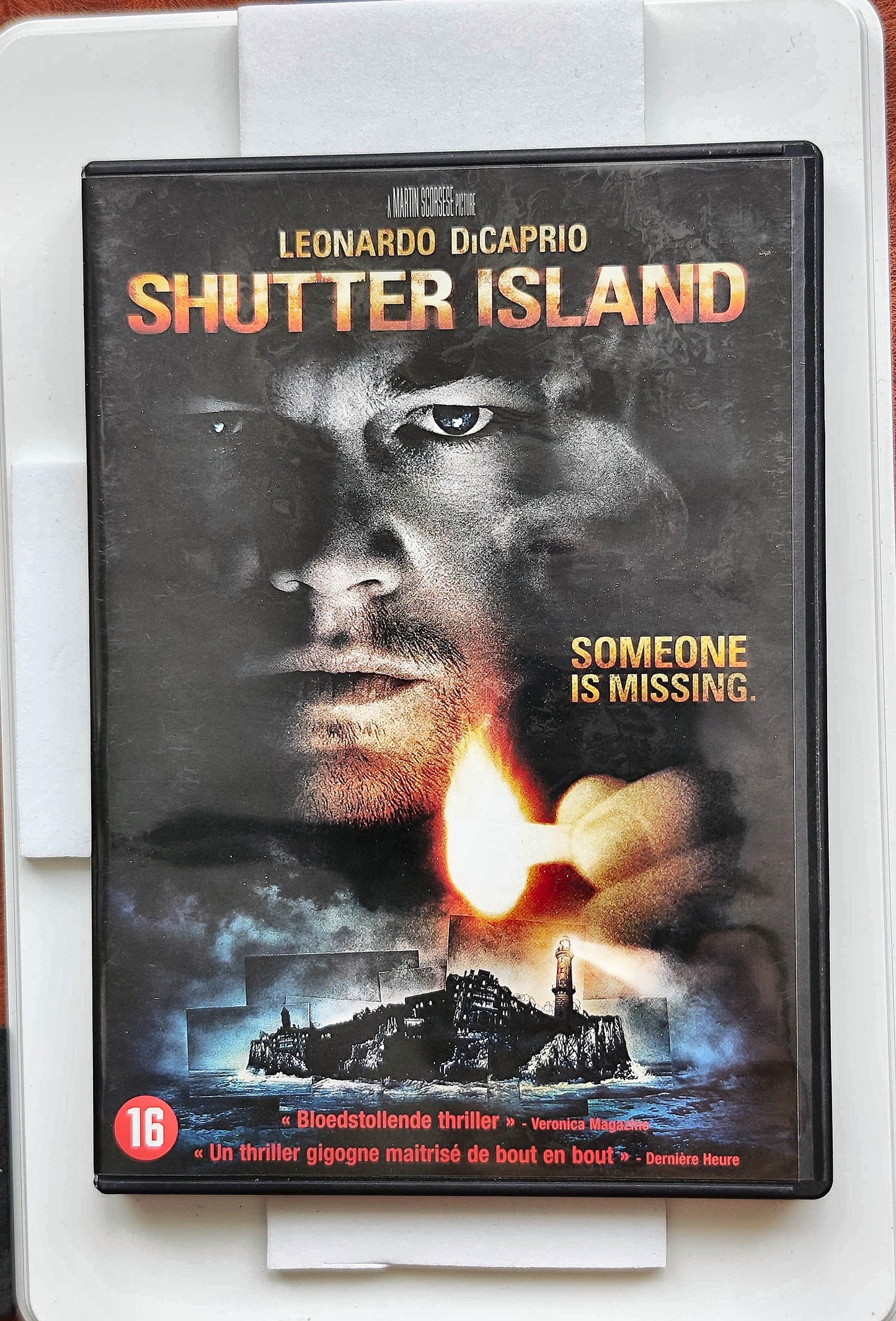 Shutter Island 2010 DVD Drama Dicaprio Ruffalo Kingsley Scorsese DVD Cover