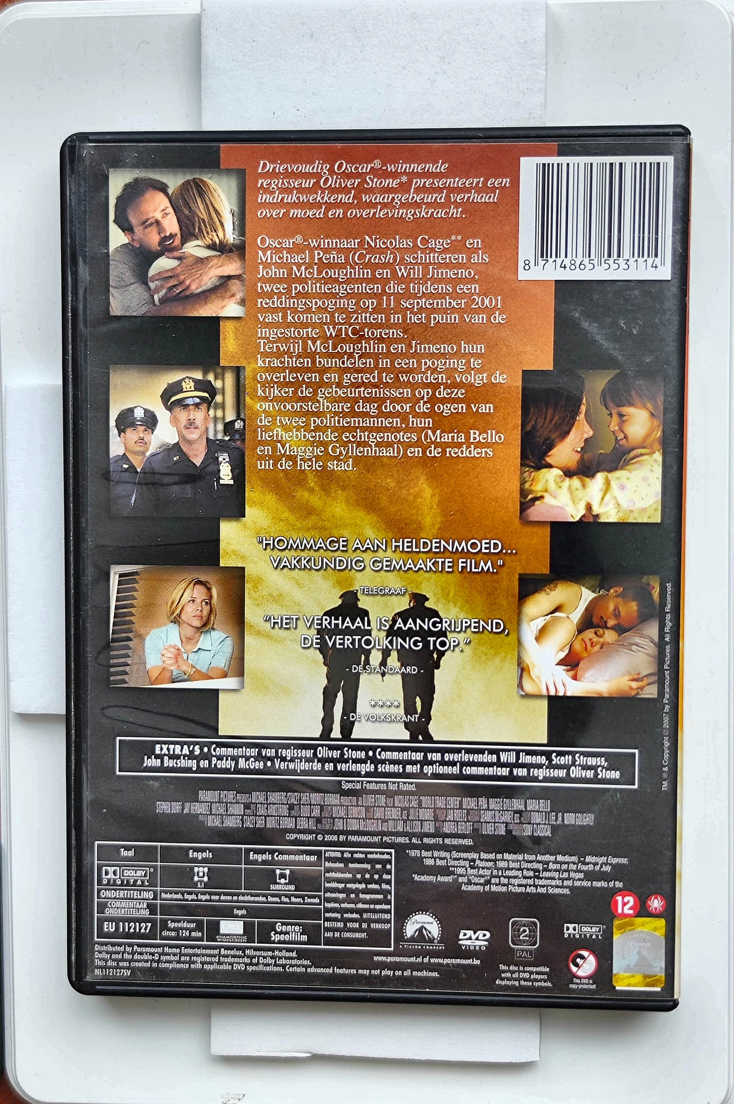 World Trade Center 2006 DVD Drama Cage Bello Paolo Stone