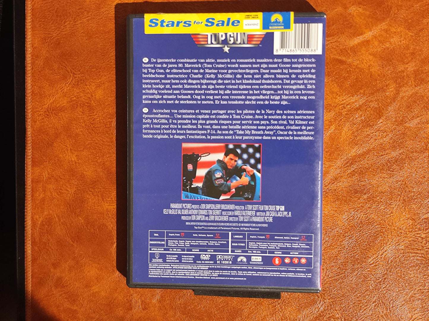 Top Gun 1986 DVD Action Cruise Mcgillis Kilmer Scott