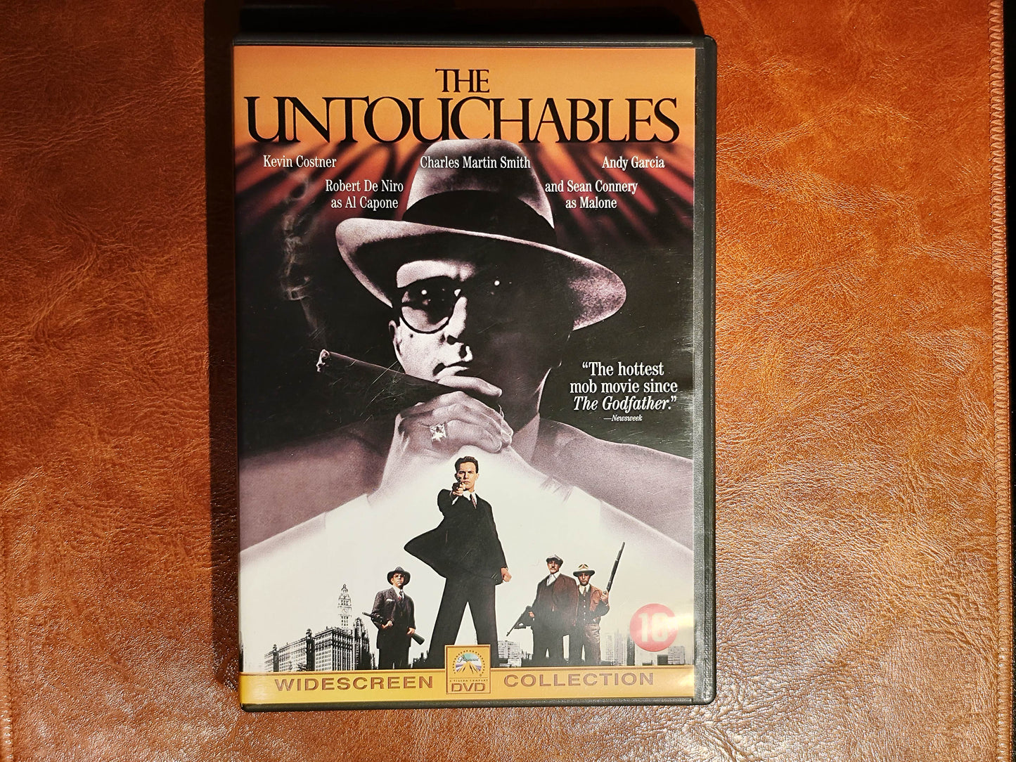 The Untouchables 1987 DVD Crime Costner Connery Smith Palma DVD Cover