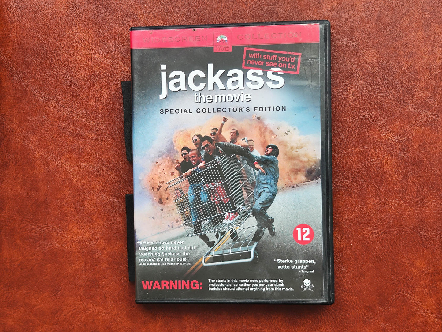 Jackass: The Movie 2002 DVD Action Knoxville Margera Steve-O Tremaine DVD Cover
