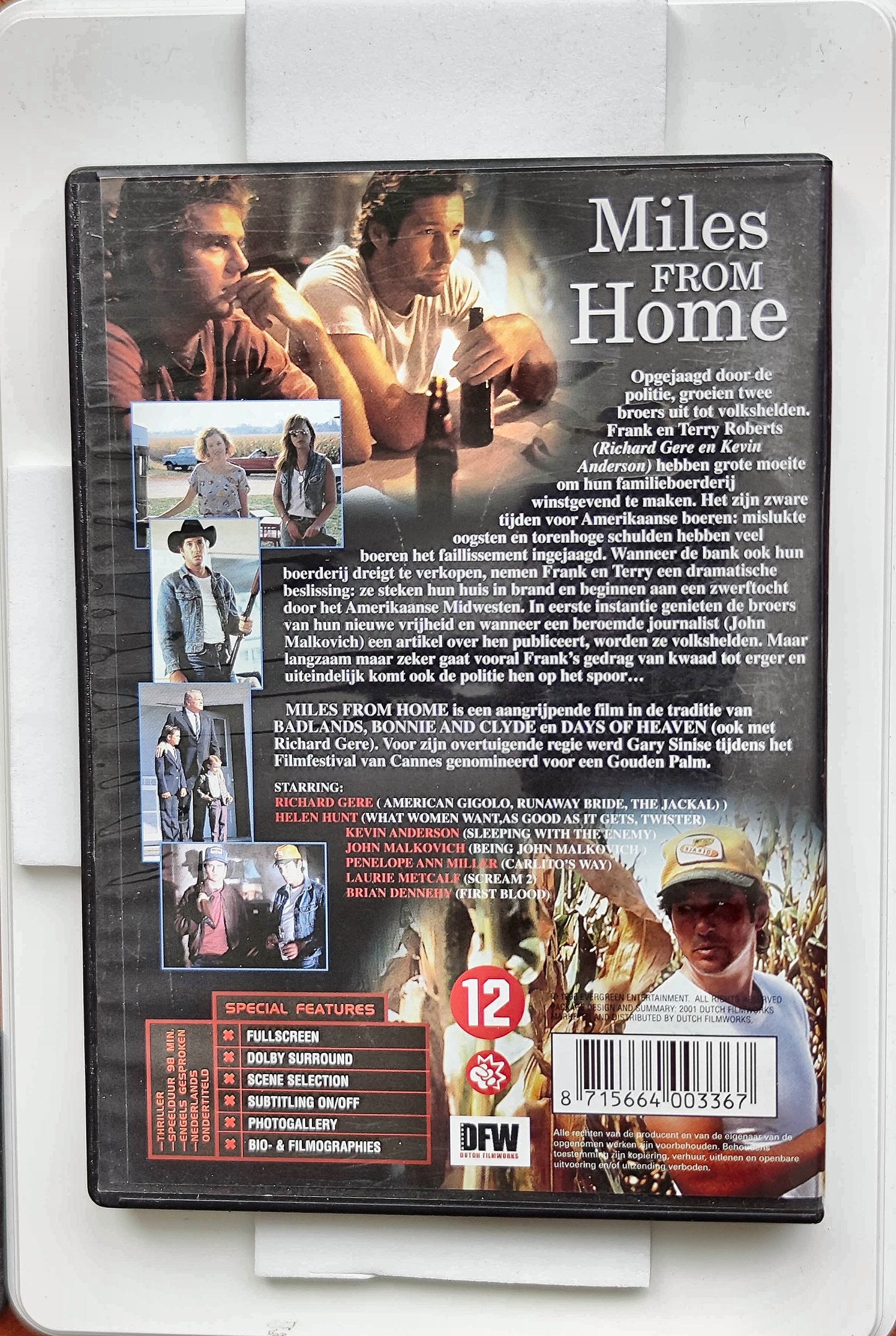 Miles from Home 1988 DVD Action Dennehy Campbell Bamgarner Sinise