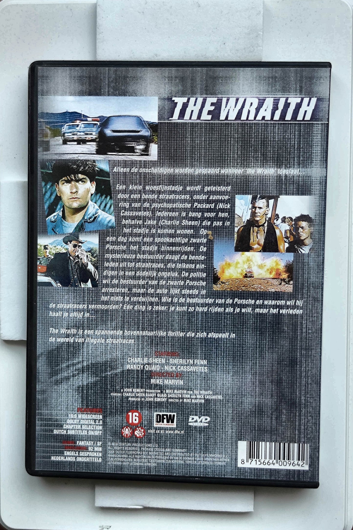 The Wraith 1986 DVD Action Sheen Cassavetes Fenn Marvin