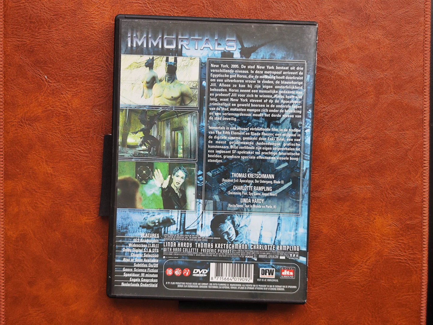 Immortal 2004 DVD Drama Hardy Kretschmann Rampling Bilal